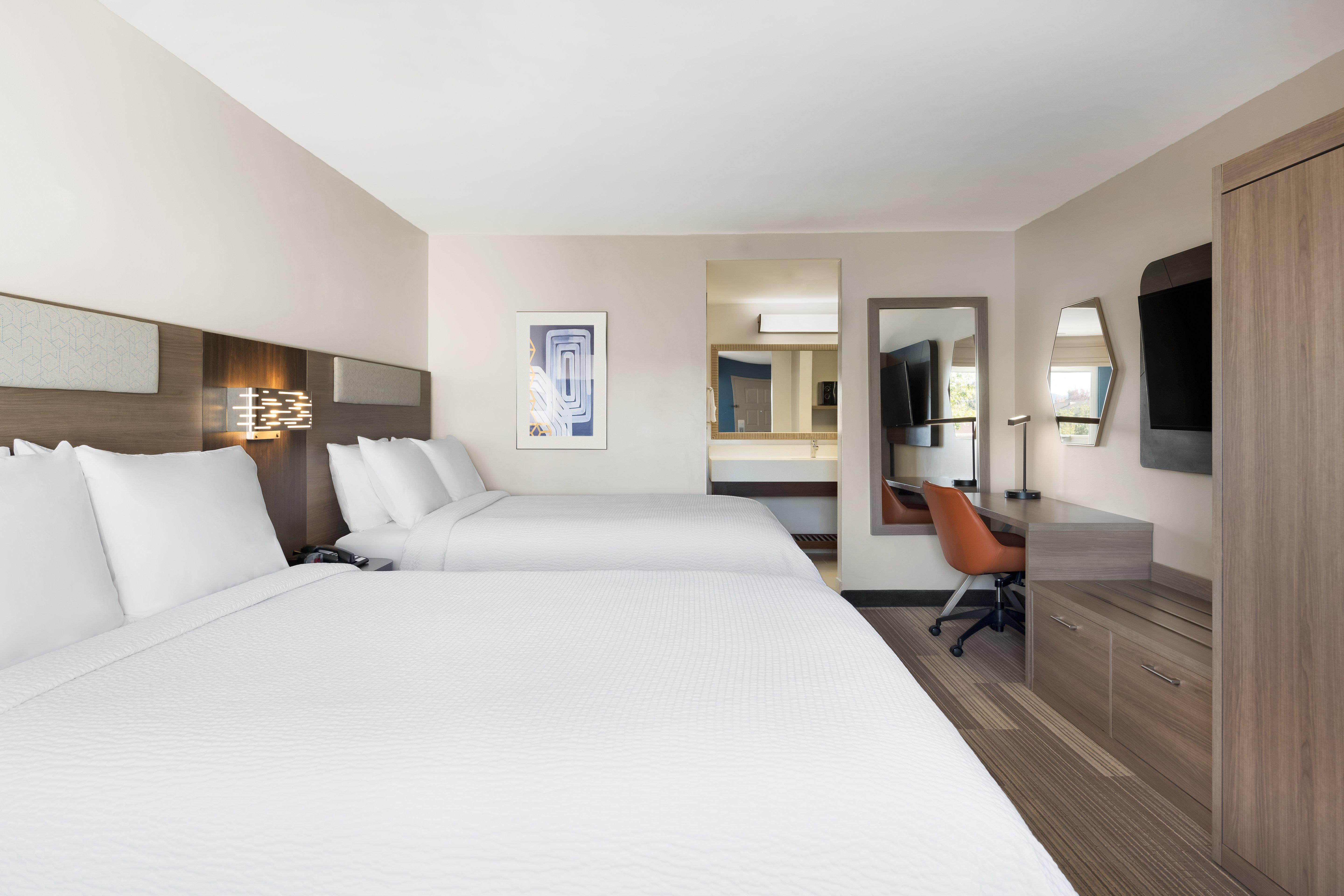 Double Two Queen Beds