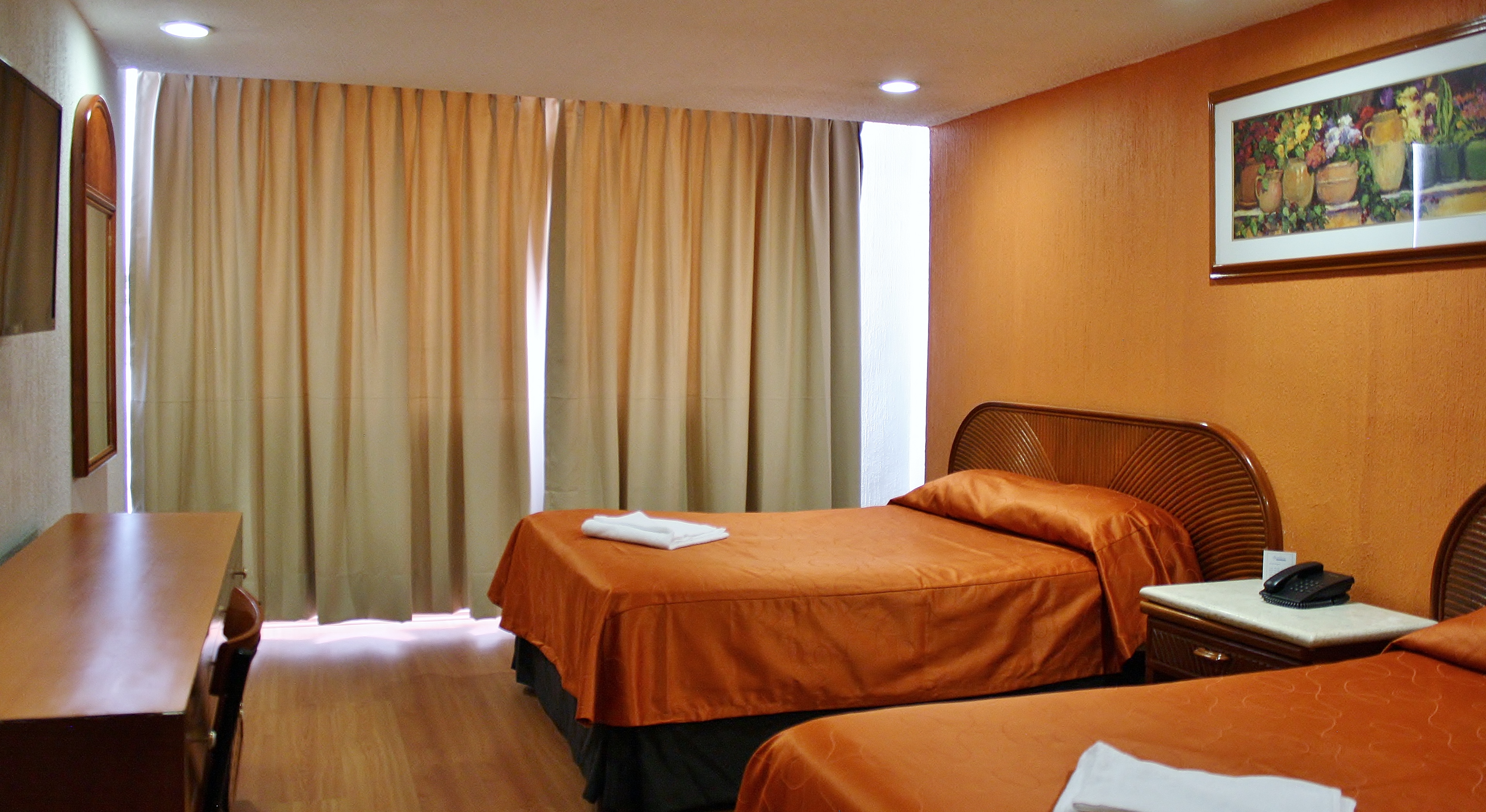 Double Two Double Beds