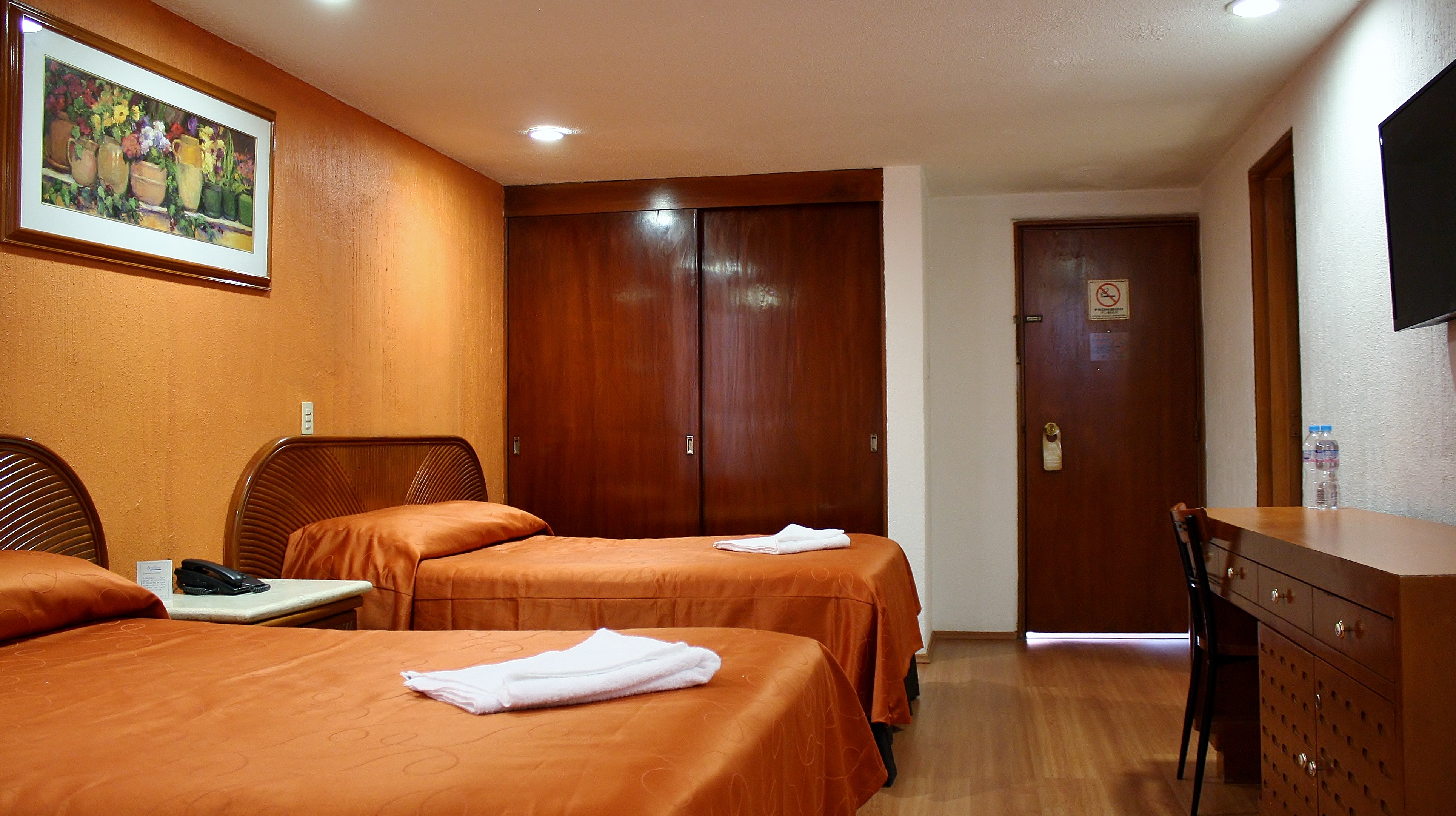 Double Two Double Beds