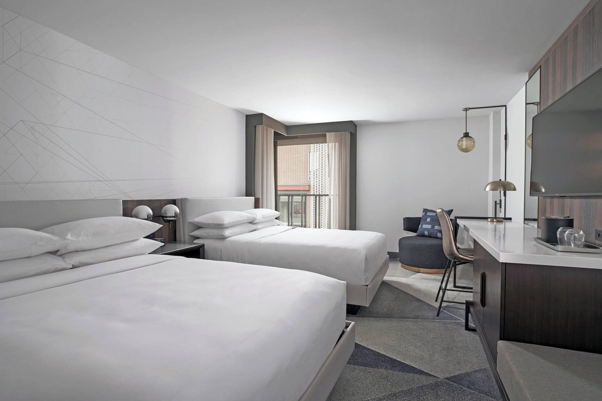 Quadruple Two Queen Beds