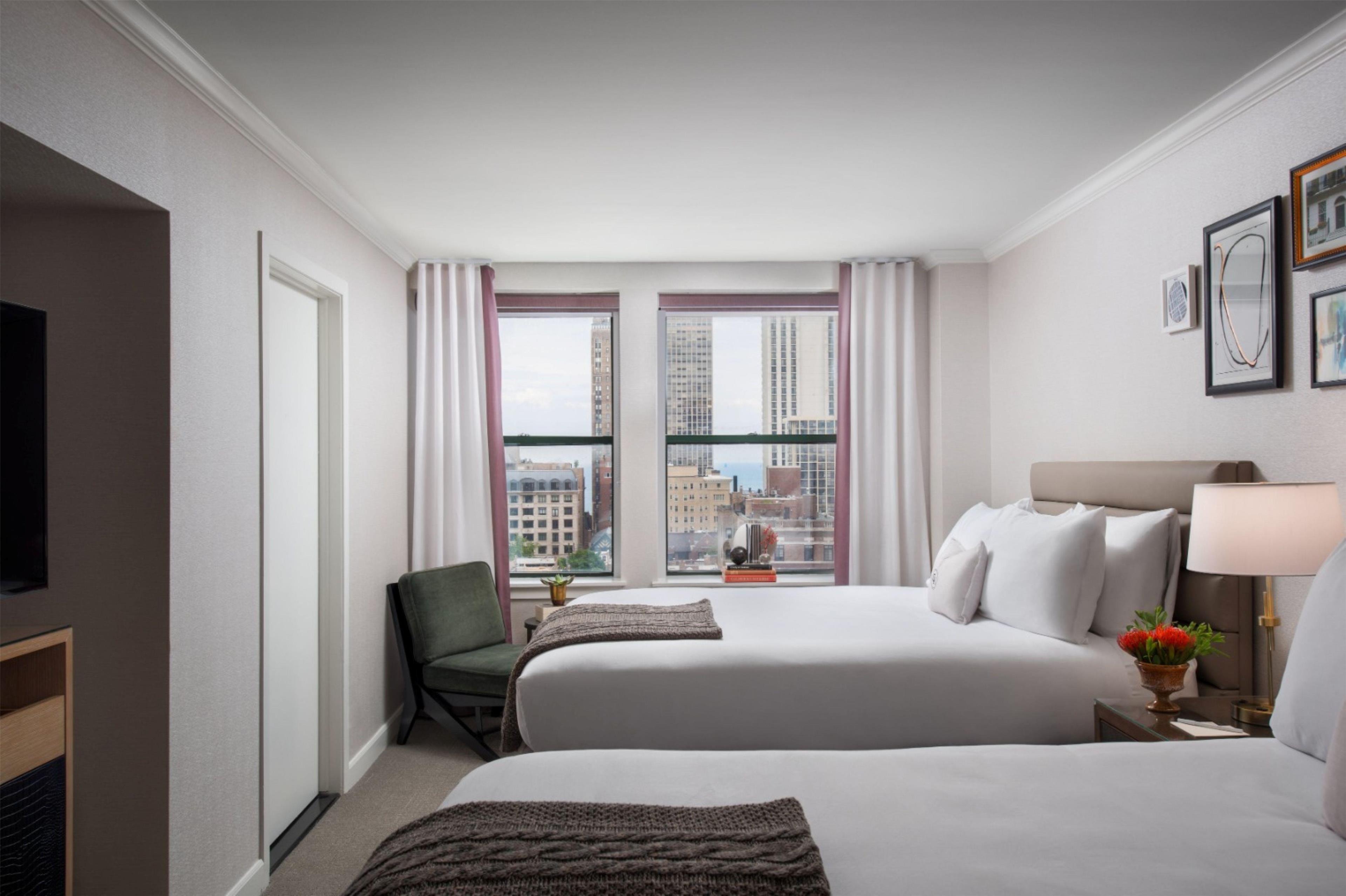 Double Two Queen Beds with Views