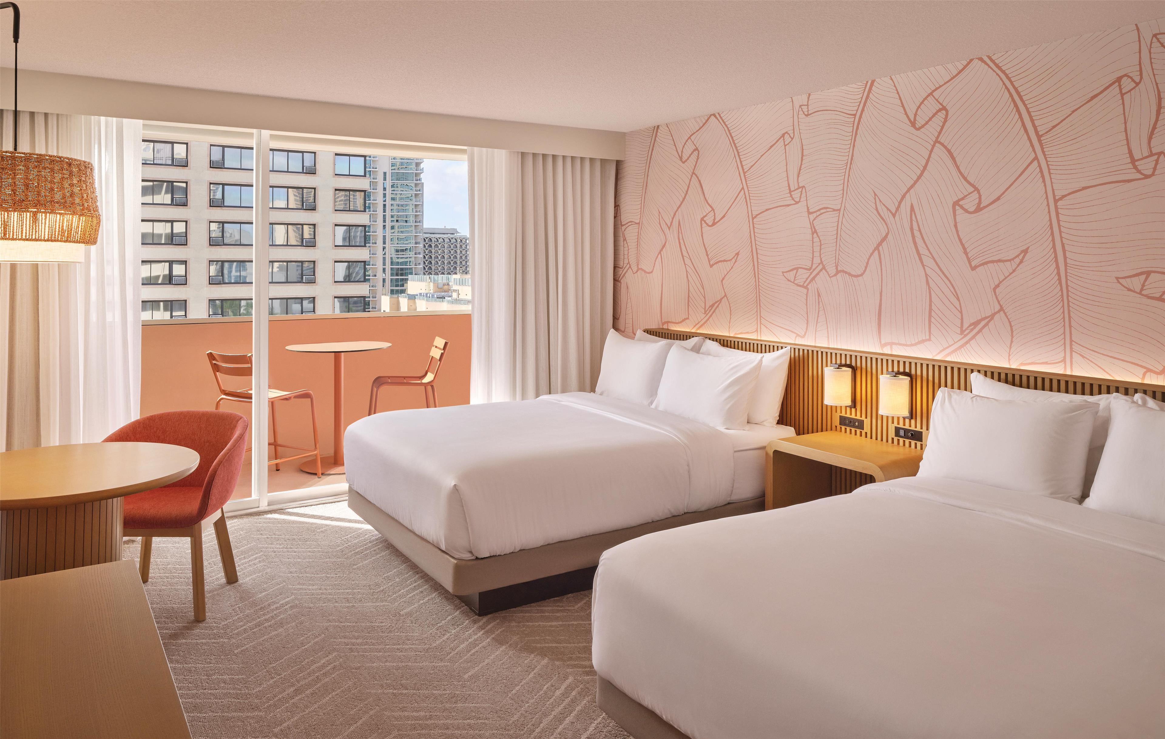 Double Two Queen Beds