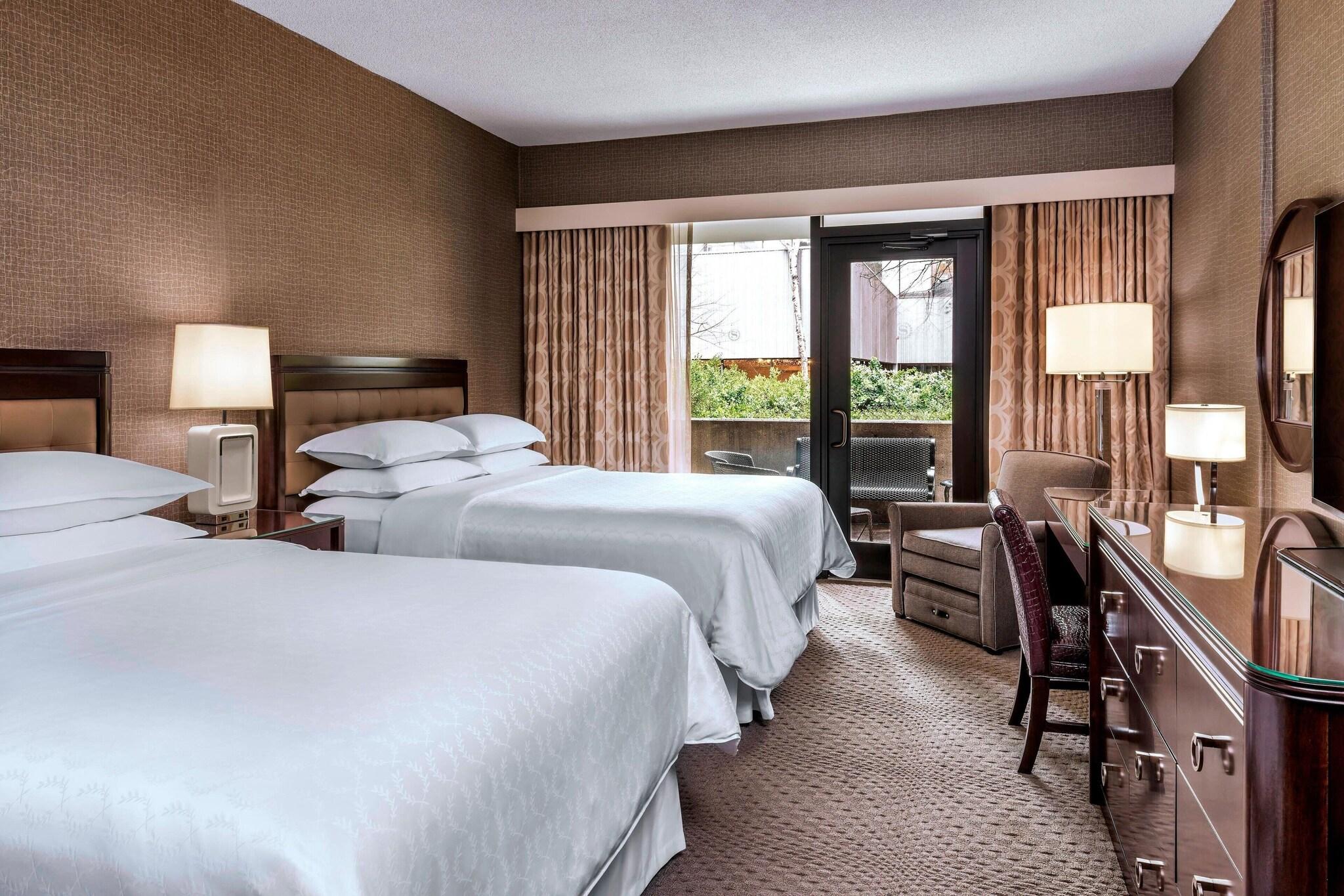 Quadruple Garden View Two Queen Beds