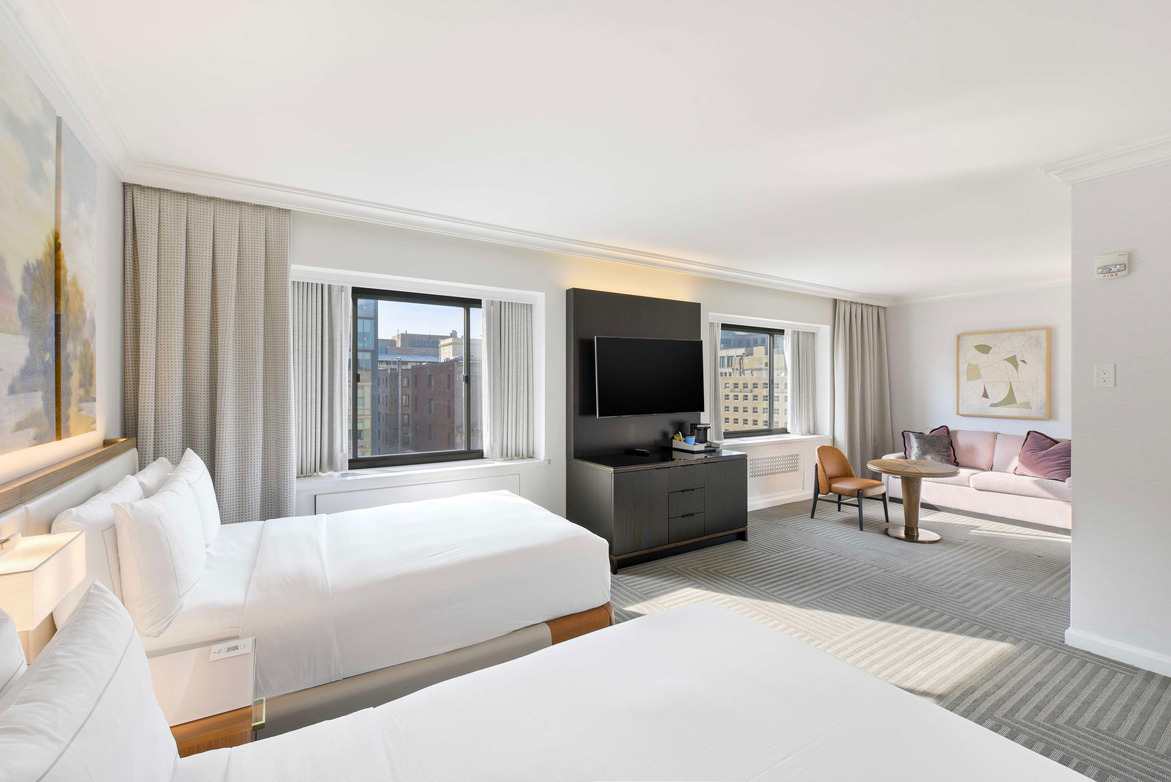 Double City View Two Double Beds