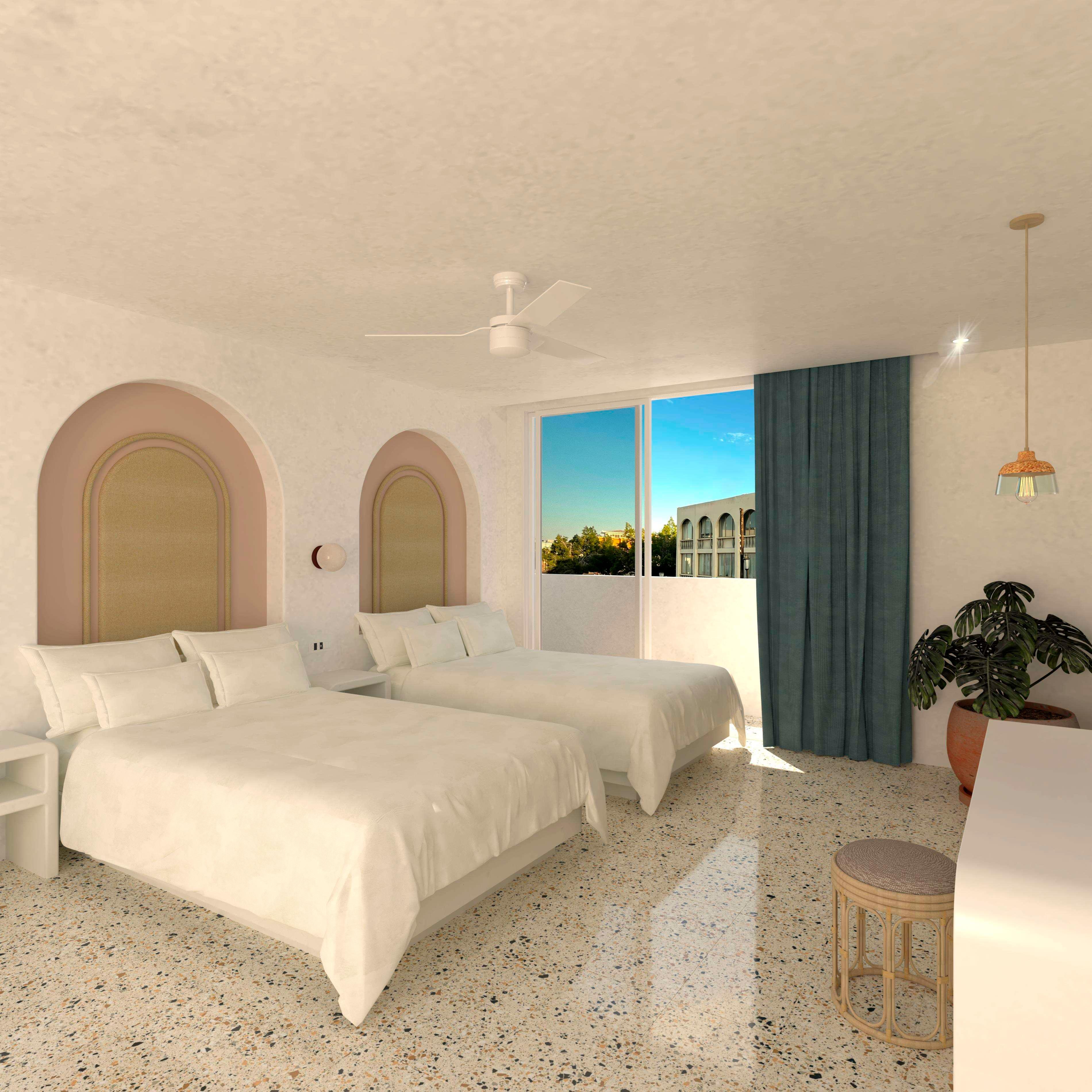 Double Accessible Two Double Beds