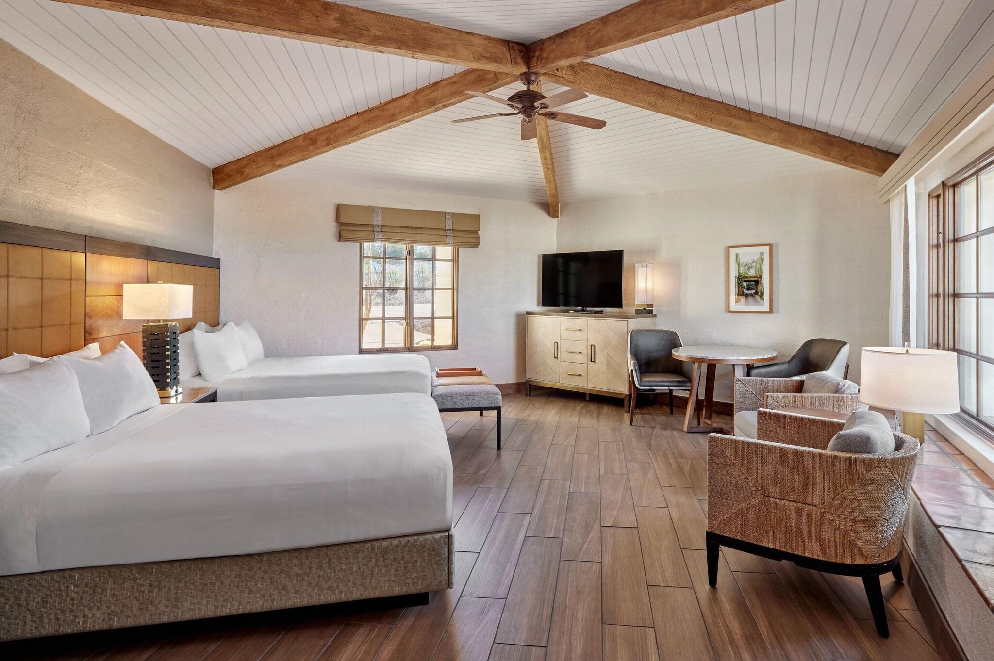Quadruple Two Queen Beds