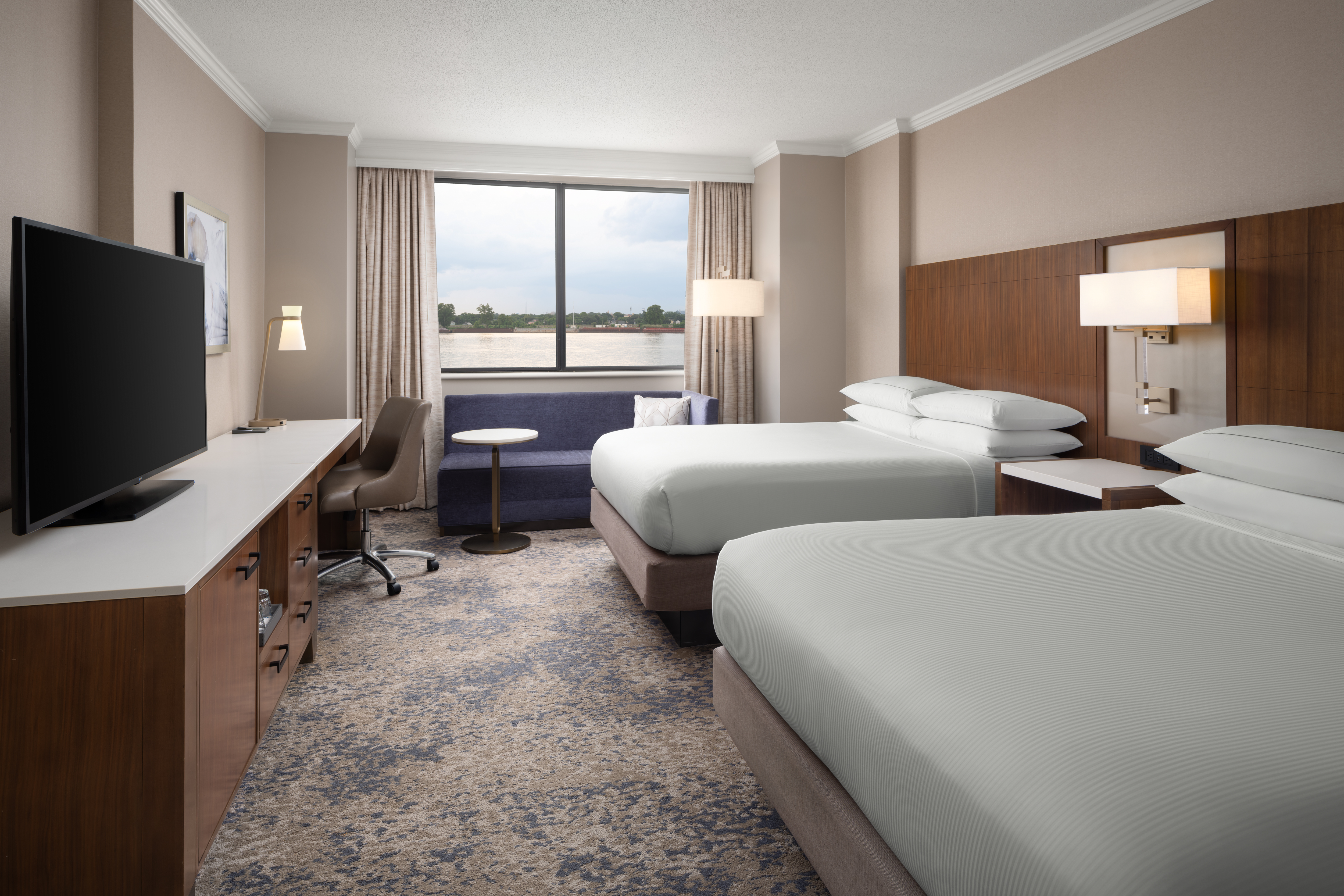 Double Two Queen Beds