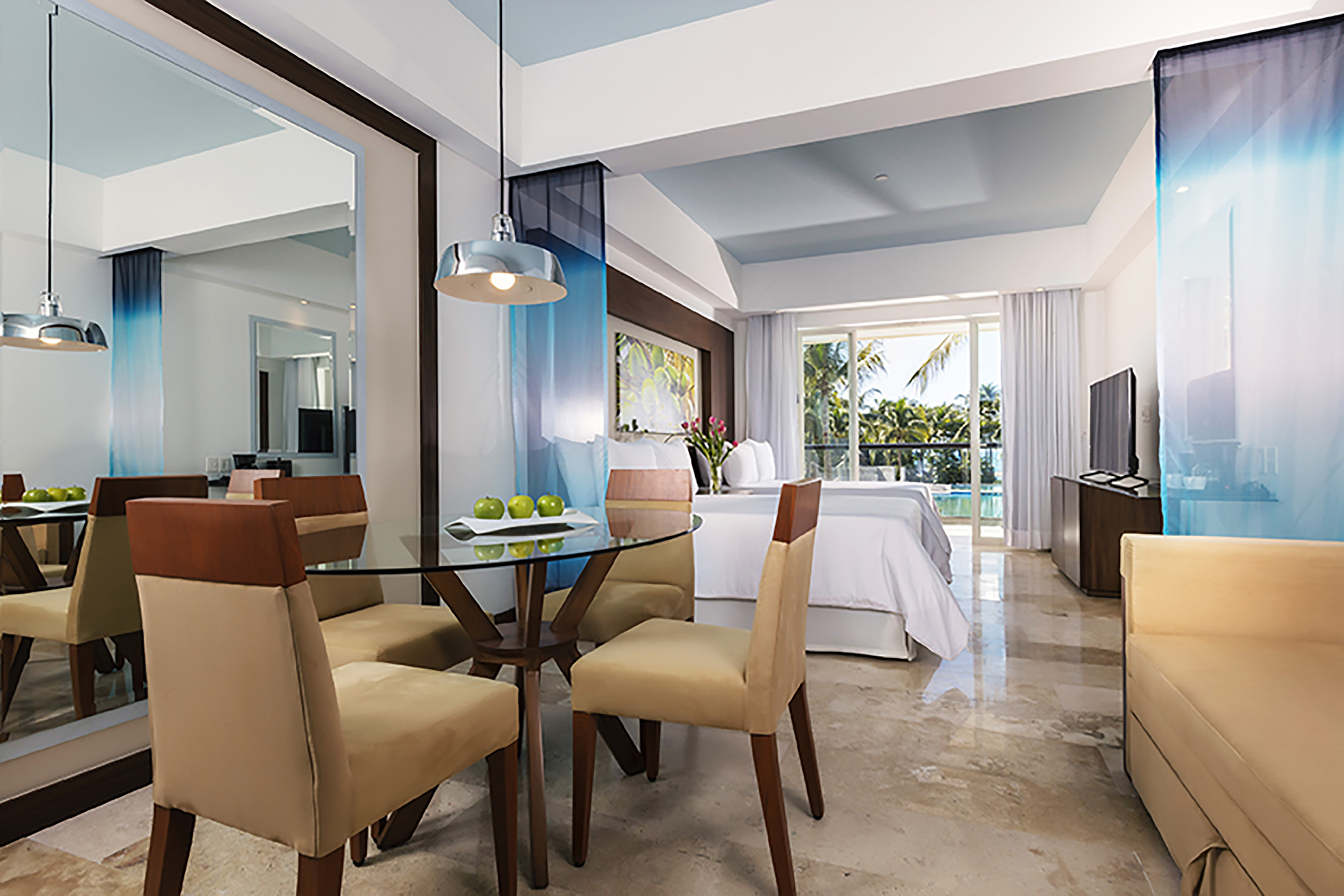 Junior Suite Pool View Two Double Beds