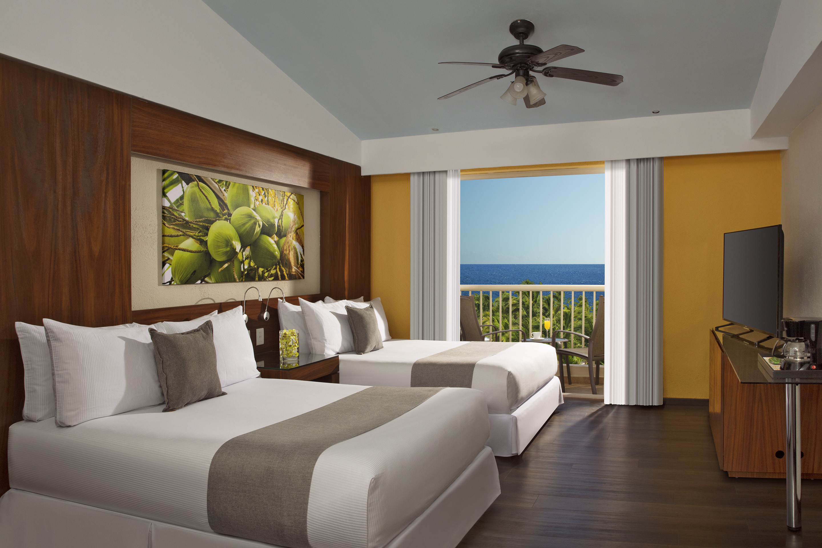 Double Ocean View Two Double Beds