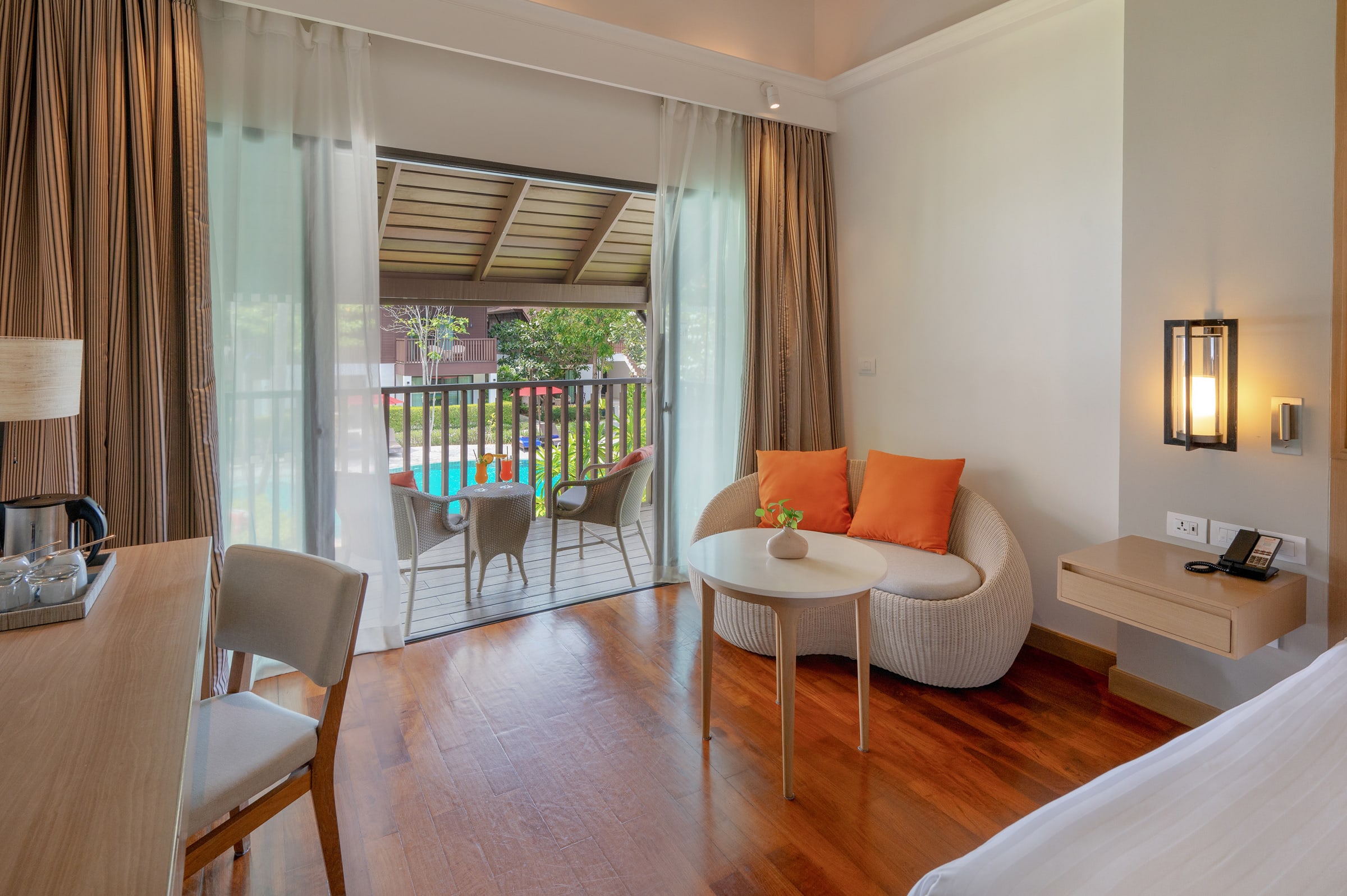 Double or Twin Deluxe Pool View