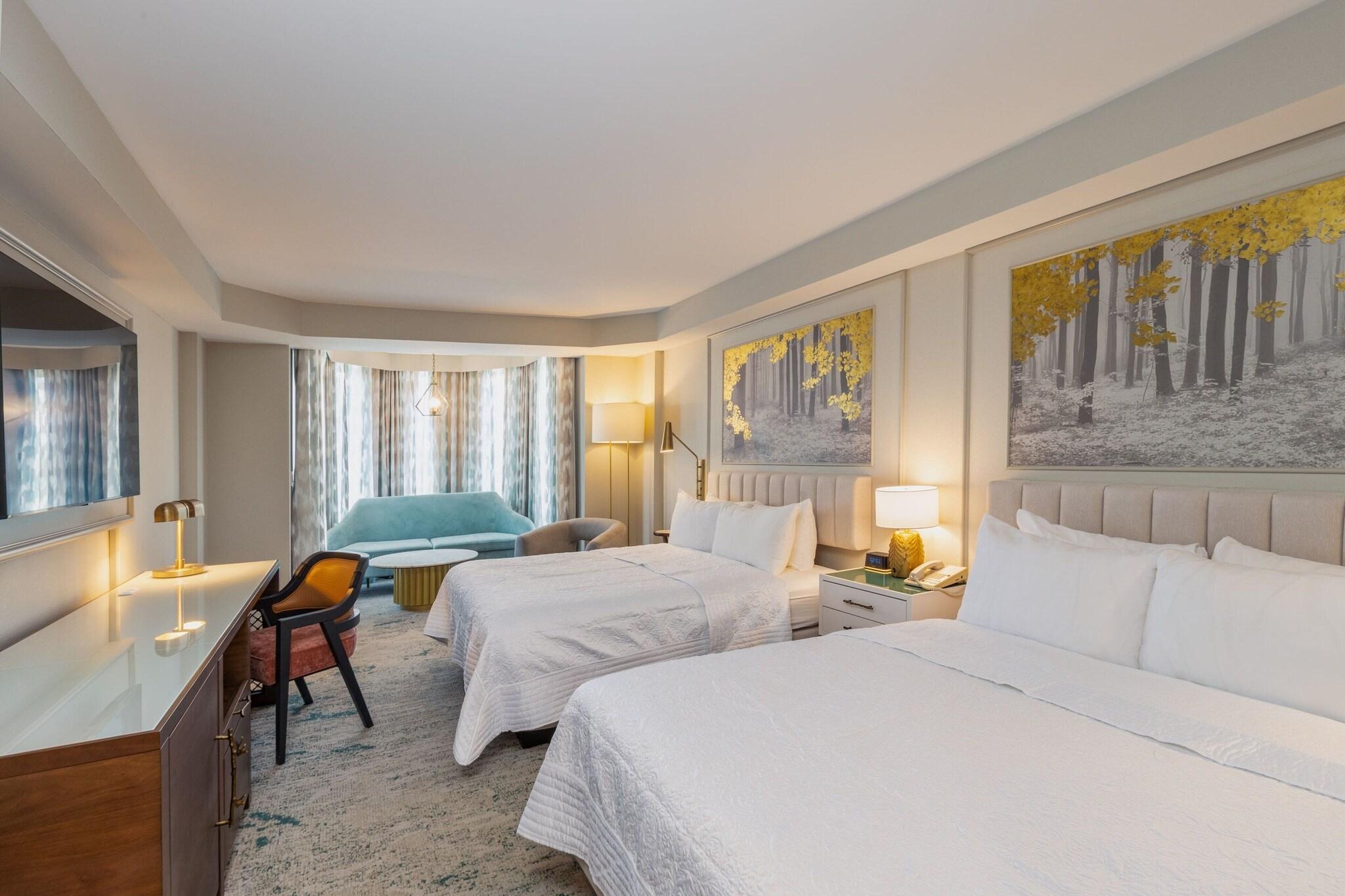 Double Two Queen Beds