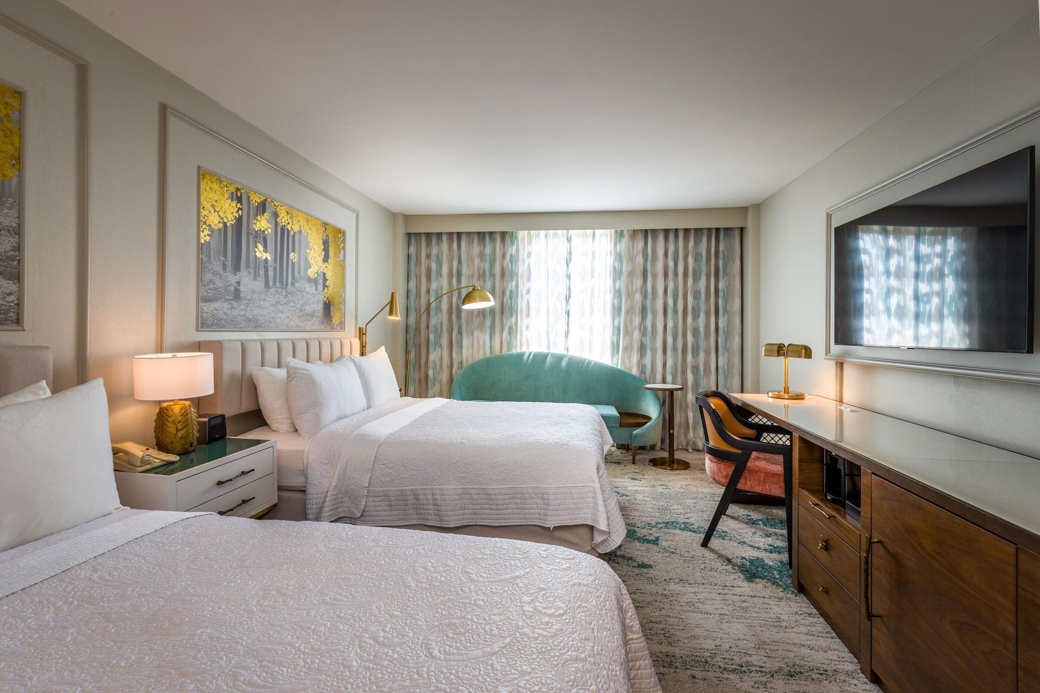 Double Two Queen Beds