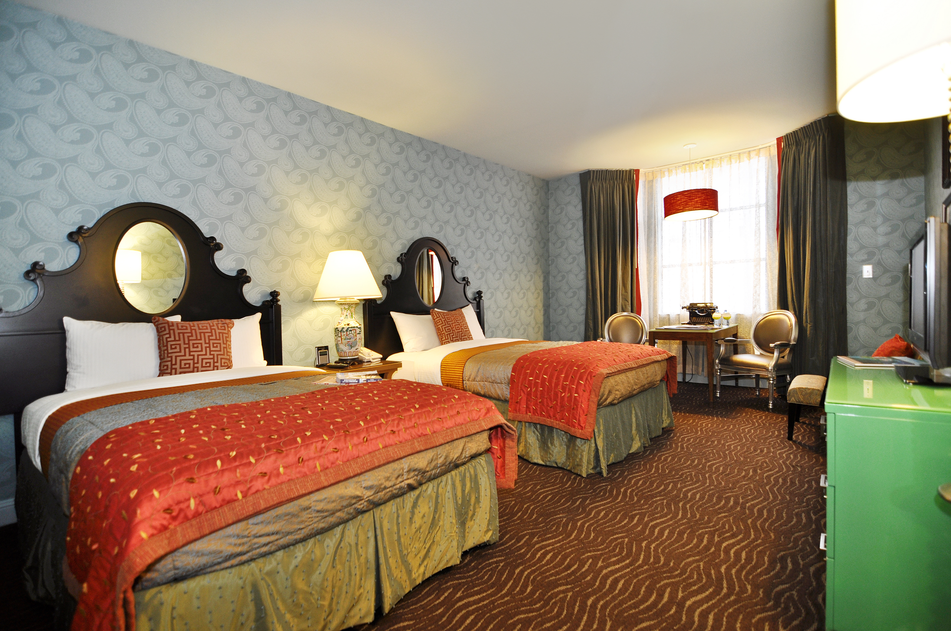 Double Two Double Beds