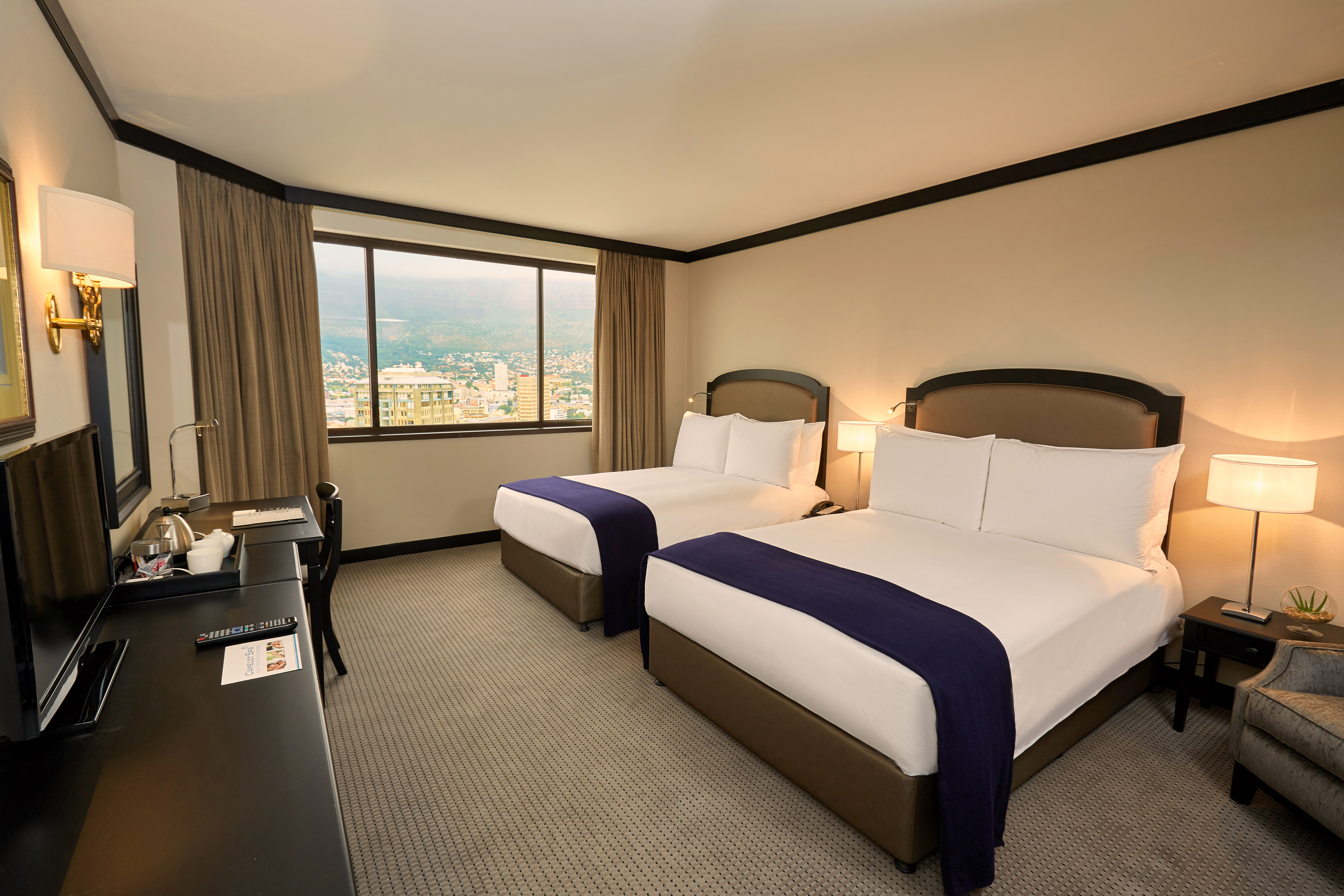 Room Two Double Beds Non Smoking