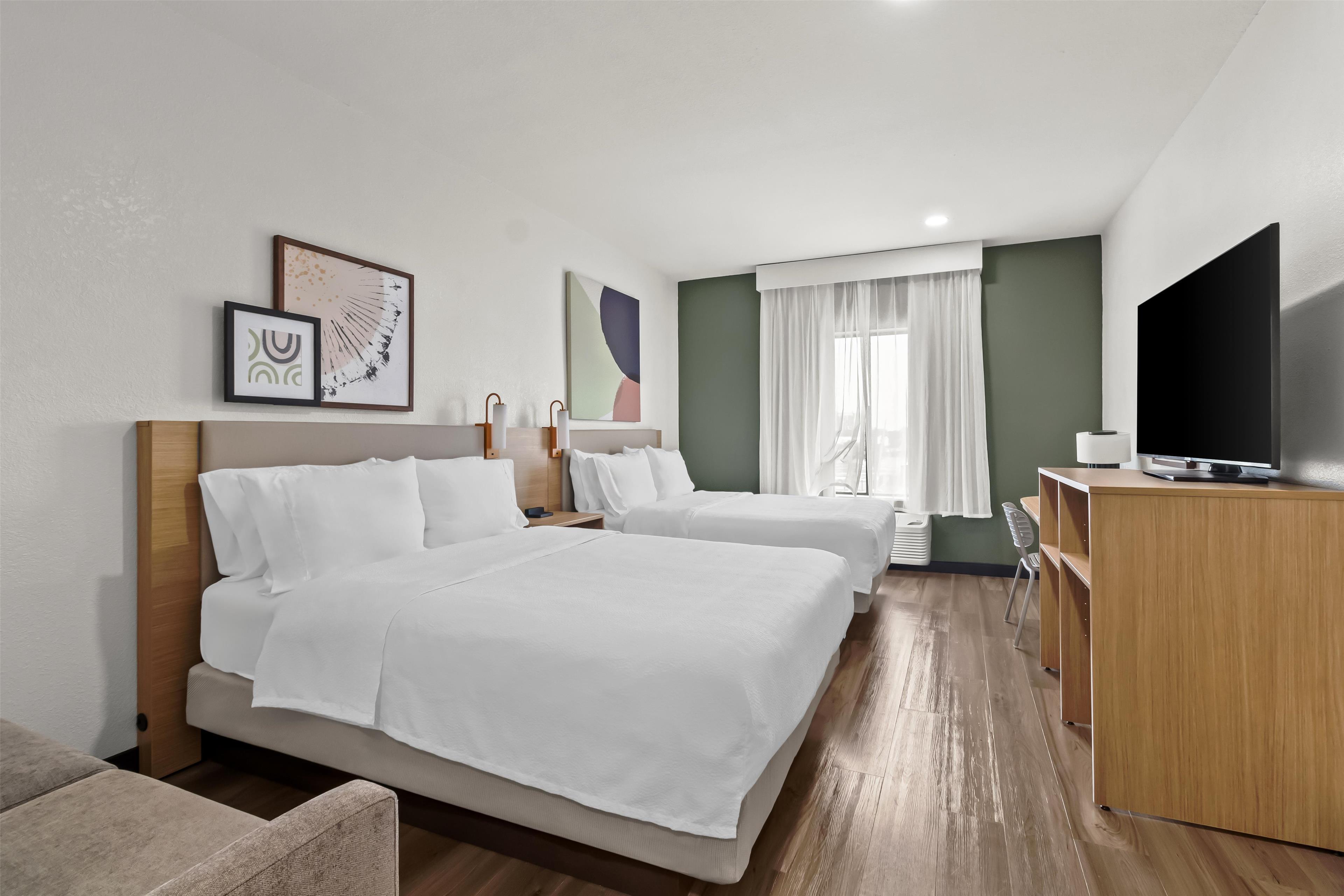 Double Two Queen Beds