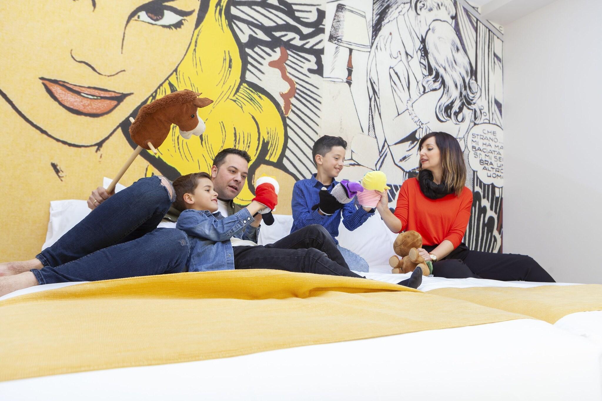 Quadruple with Double Bed