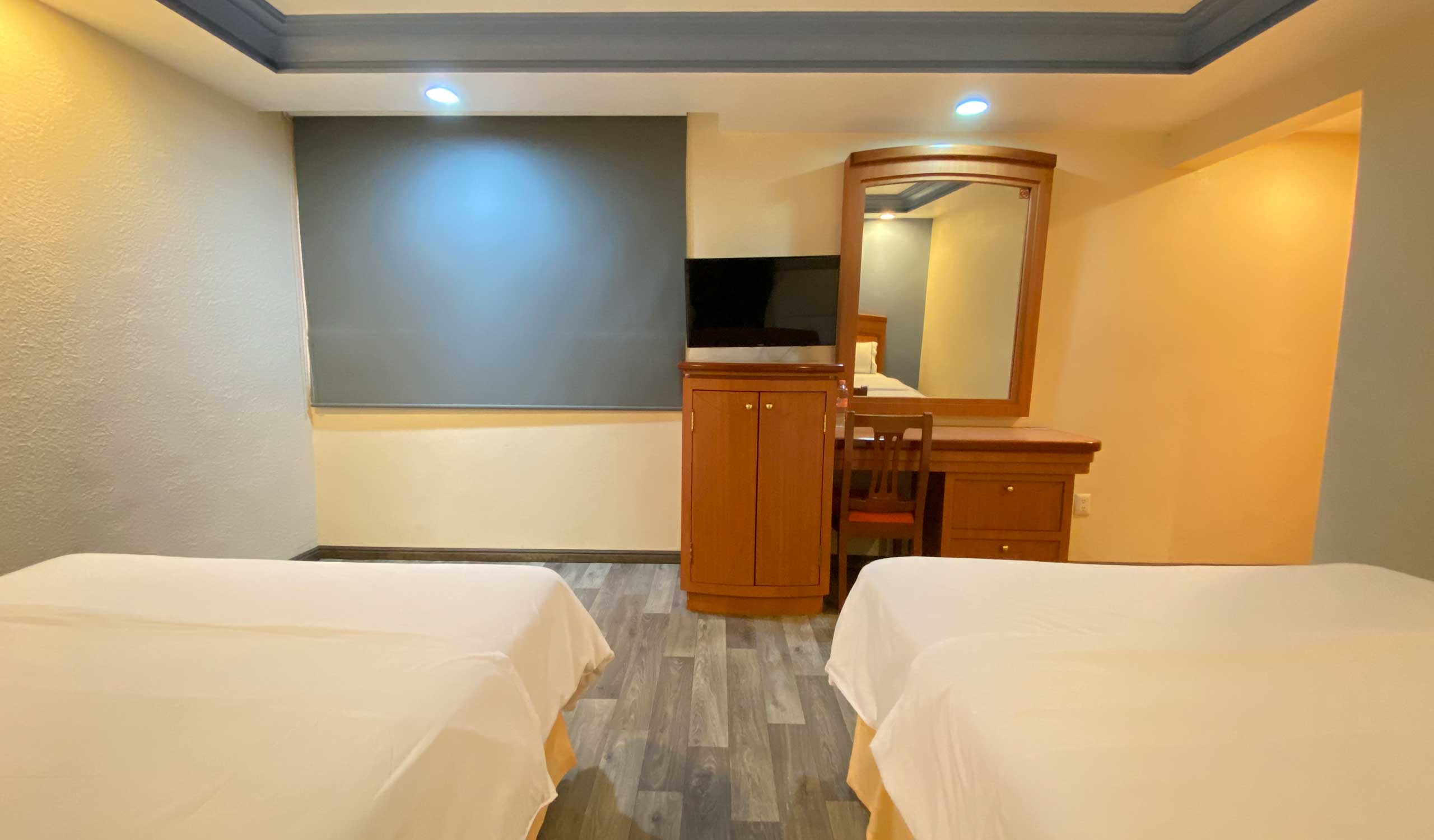 Double Two Double Beds