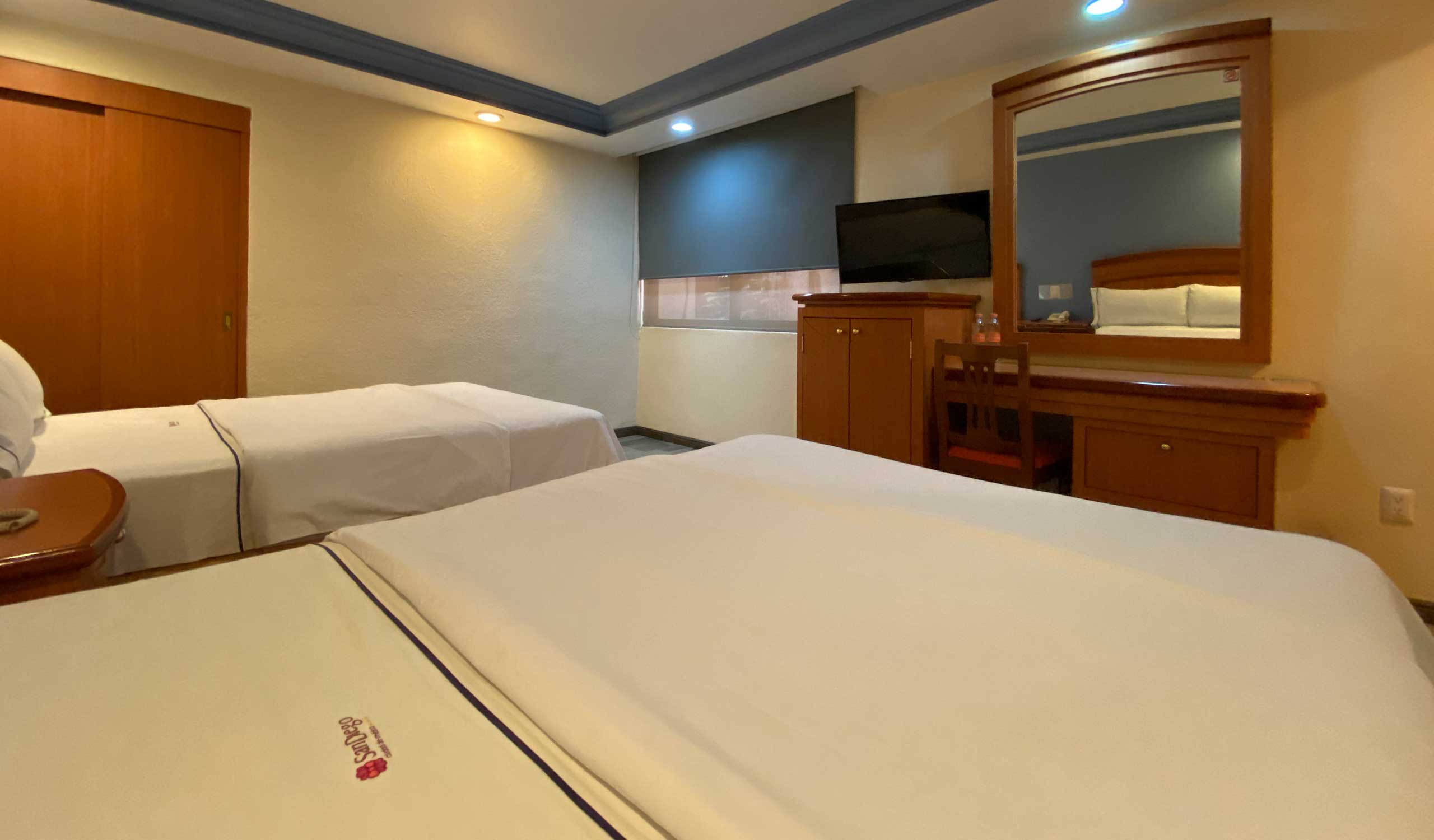 Double Two Double Beds