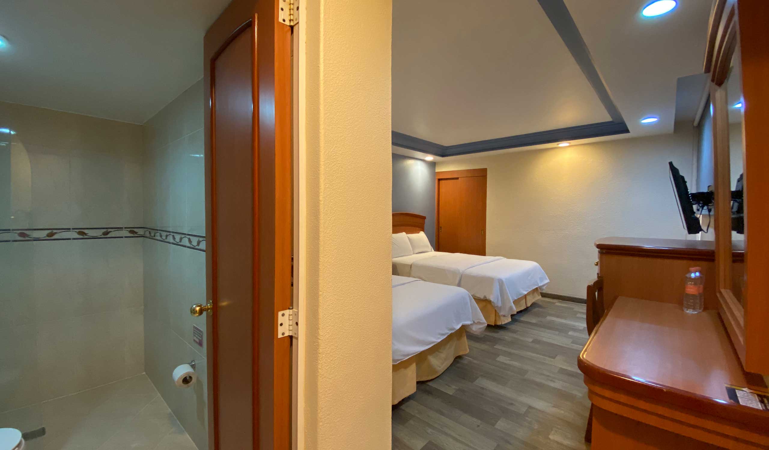 Double Two Double Beds