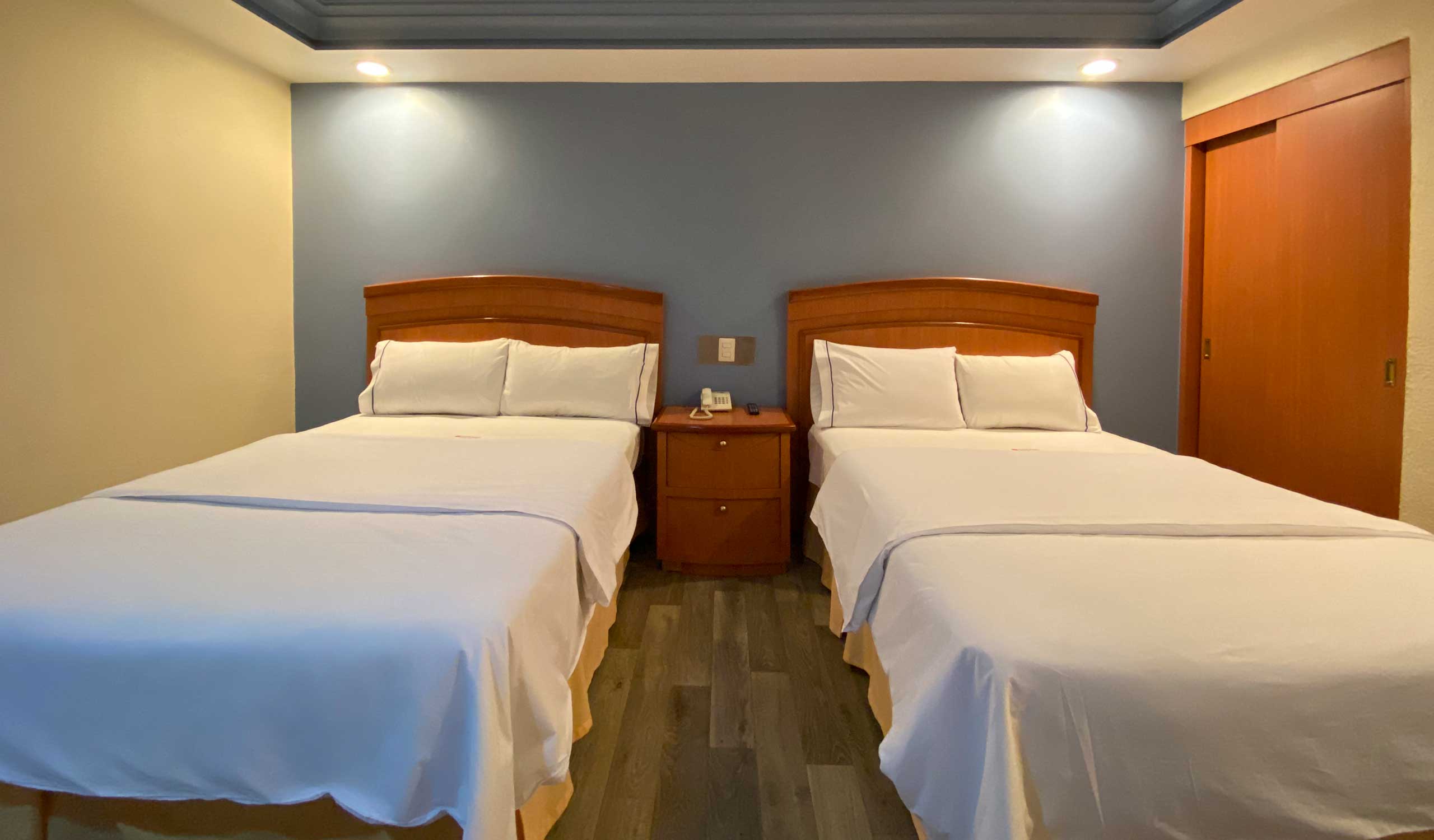 Double Two Double Beds