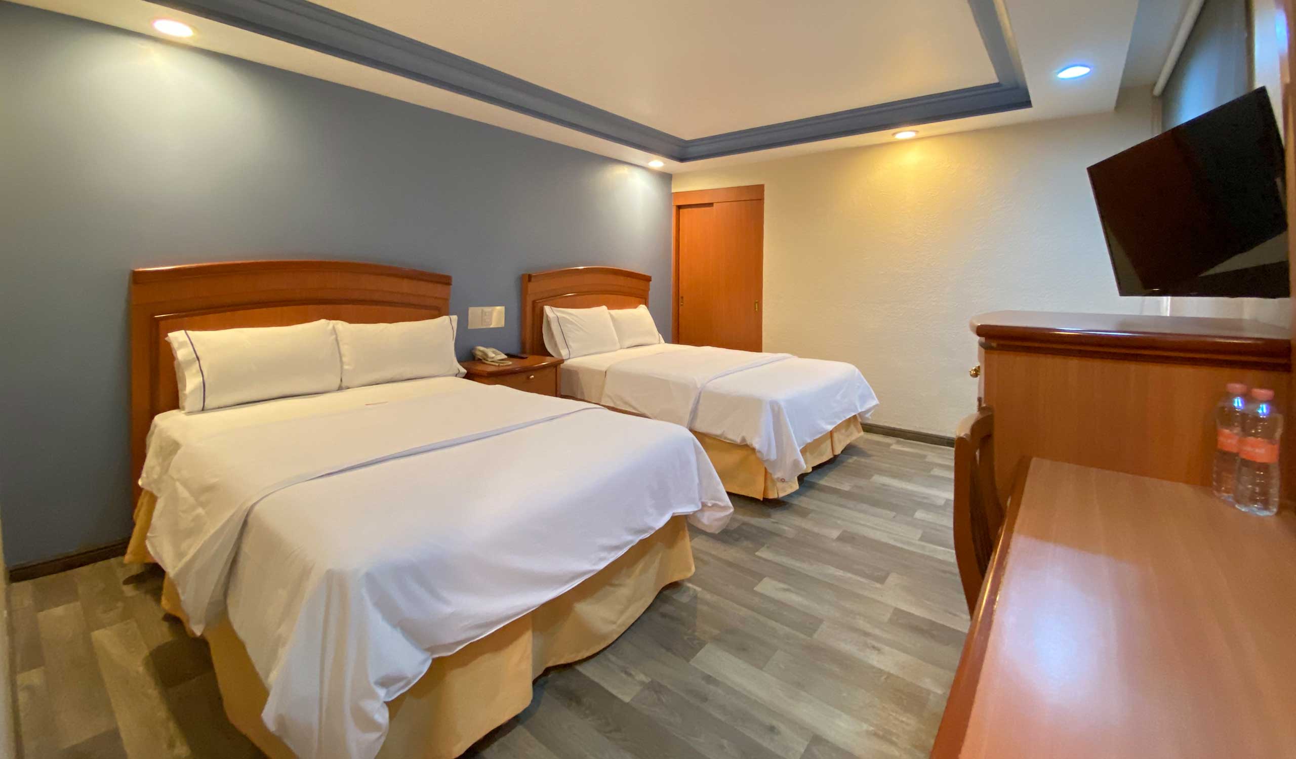 Double Two Double Beds