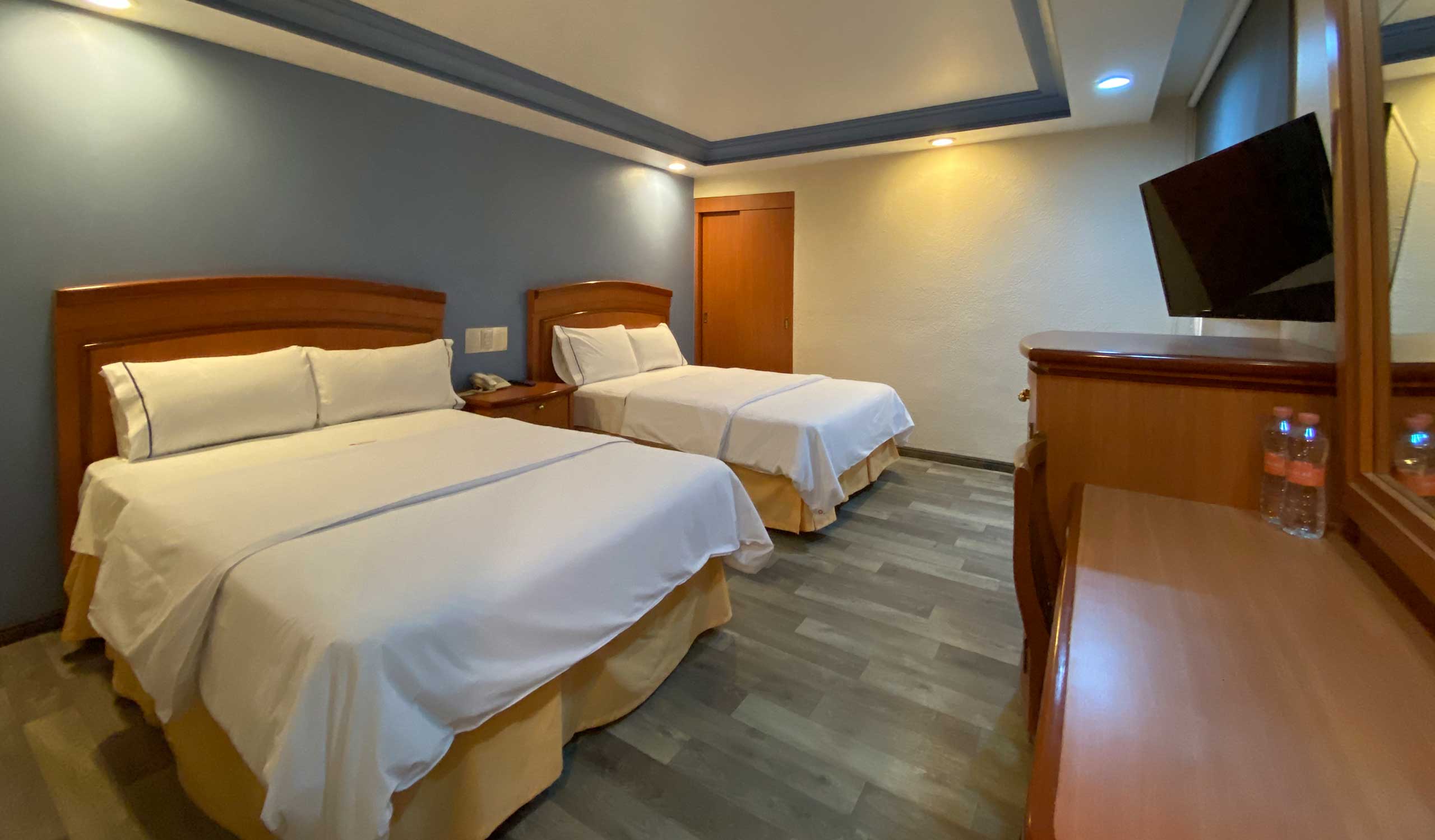 Double Two Double Beds