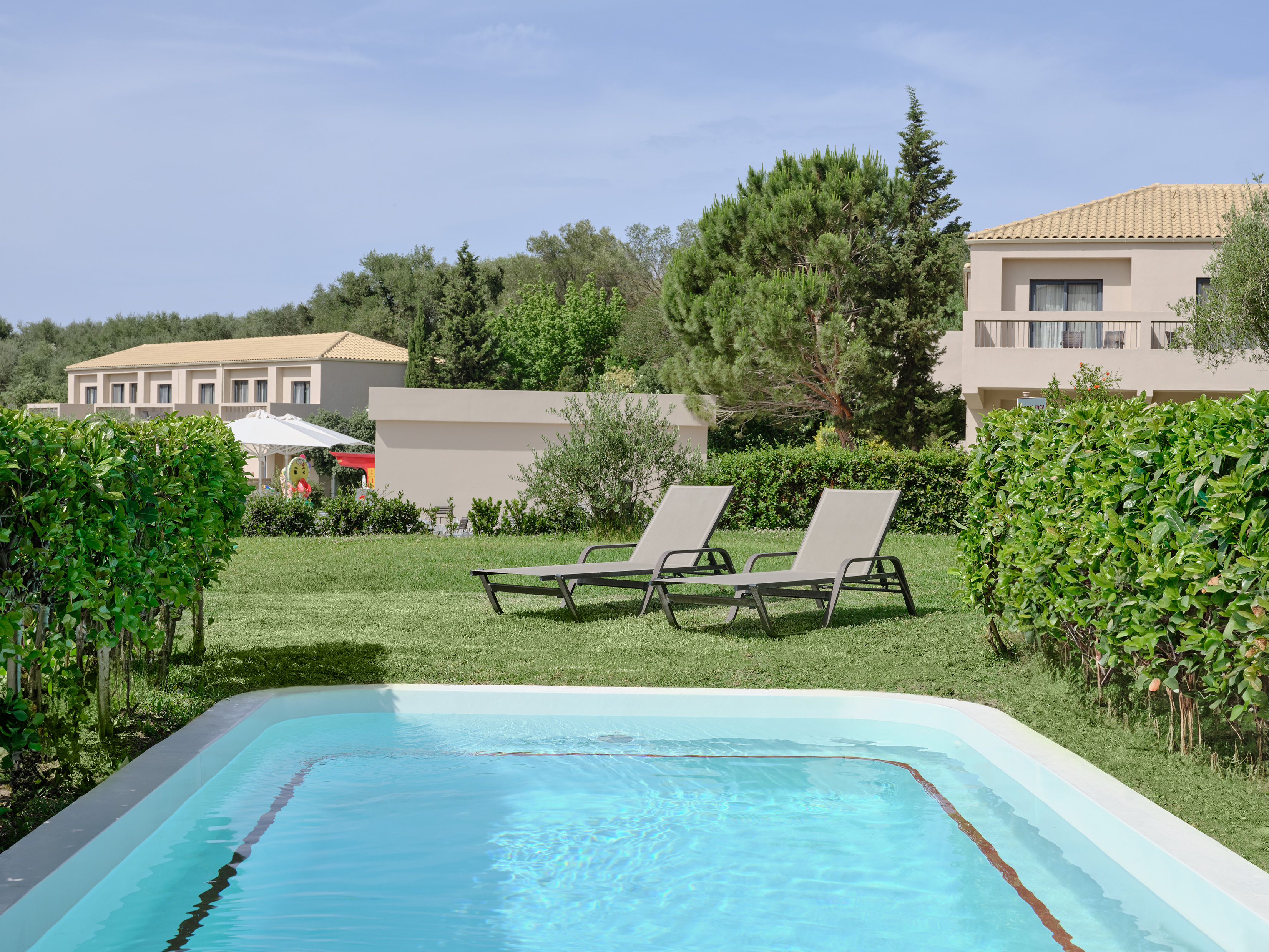 Family Room with Private Pool