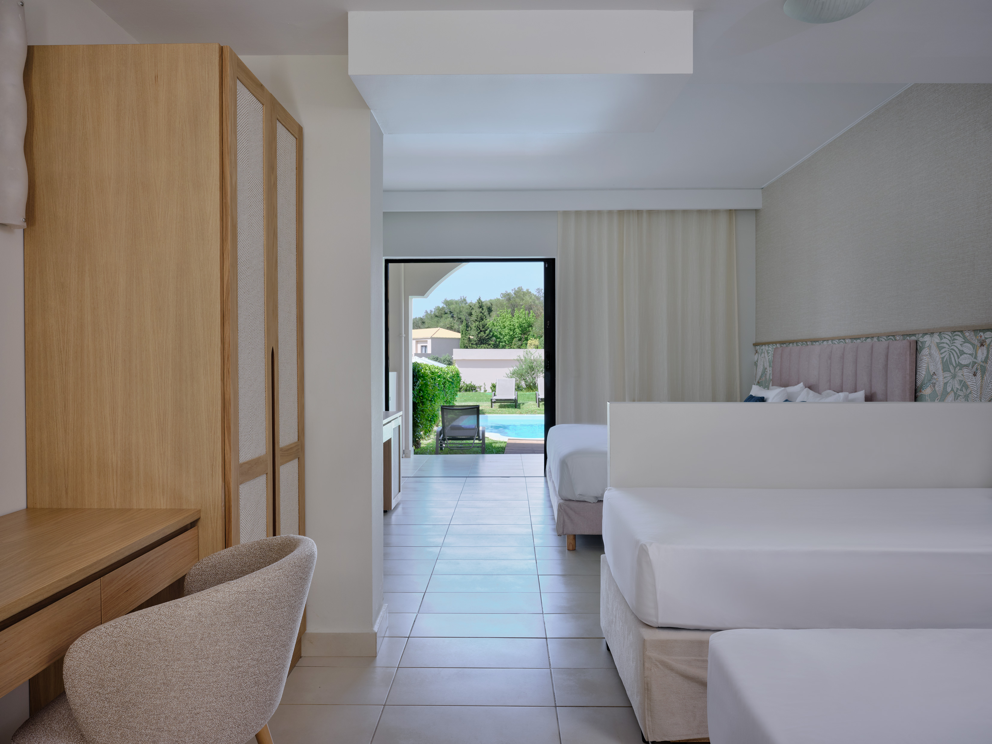 Family Room with Private Pool