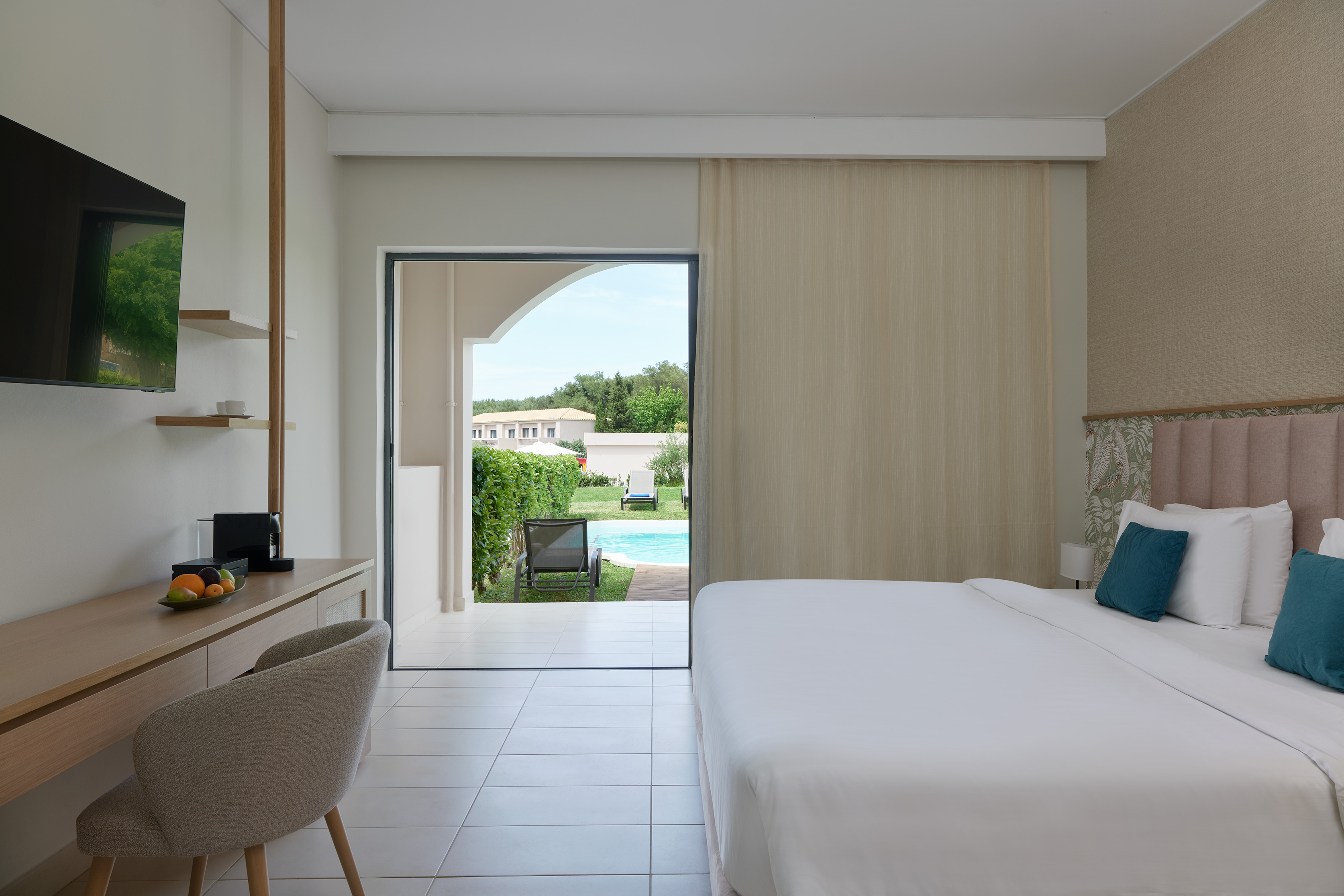 Family Room with Private Pool