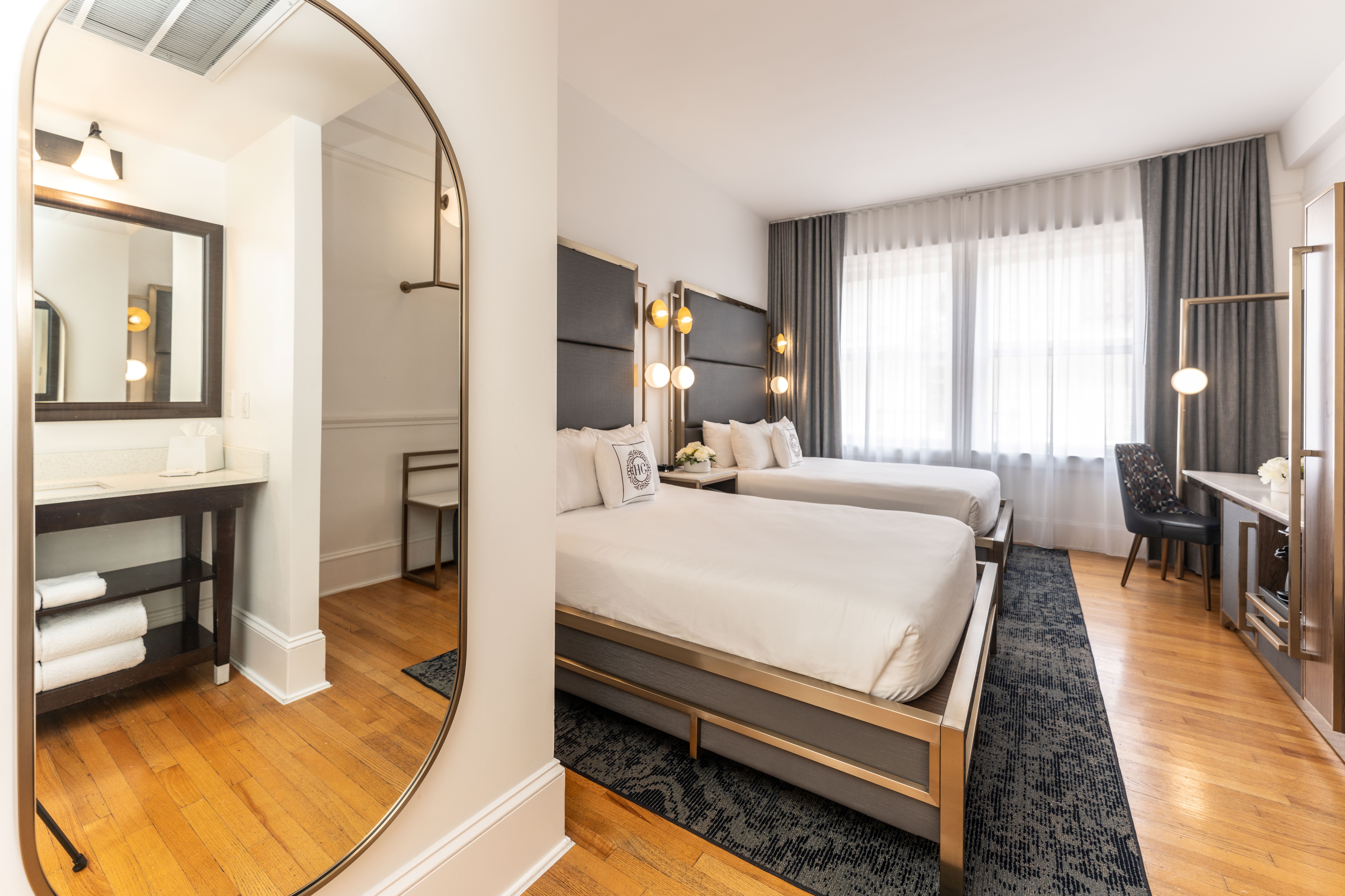 Double Two Queen Beds