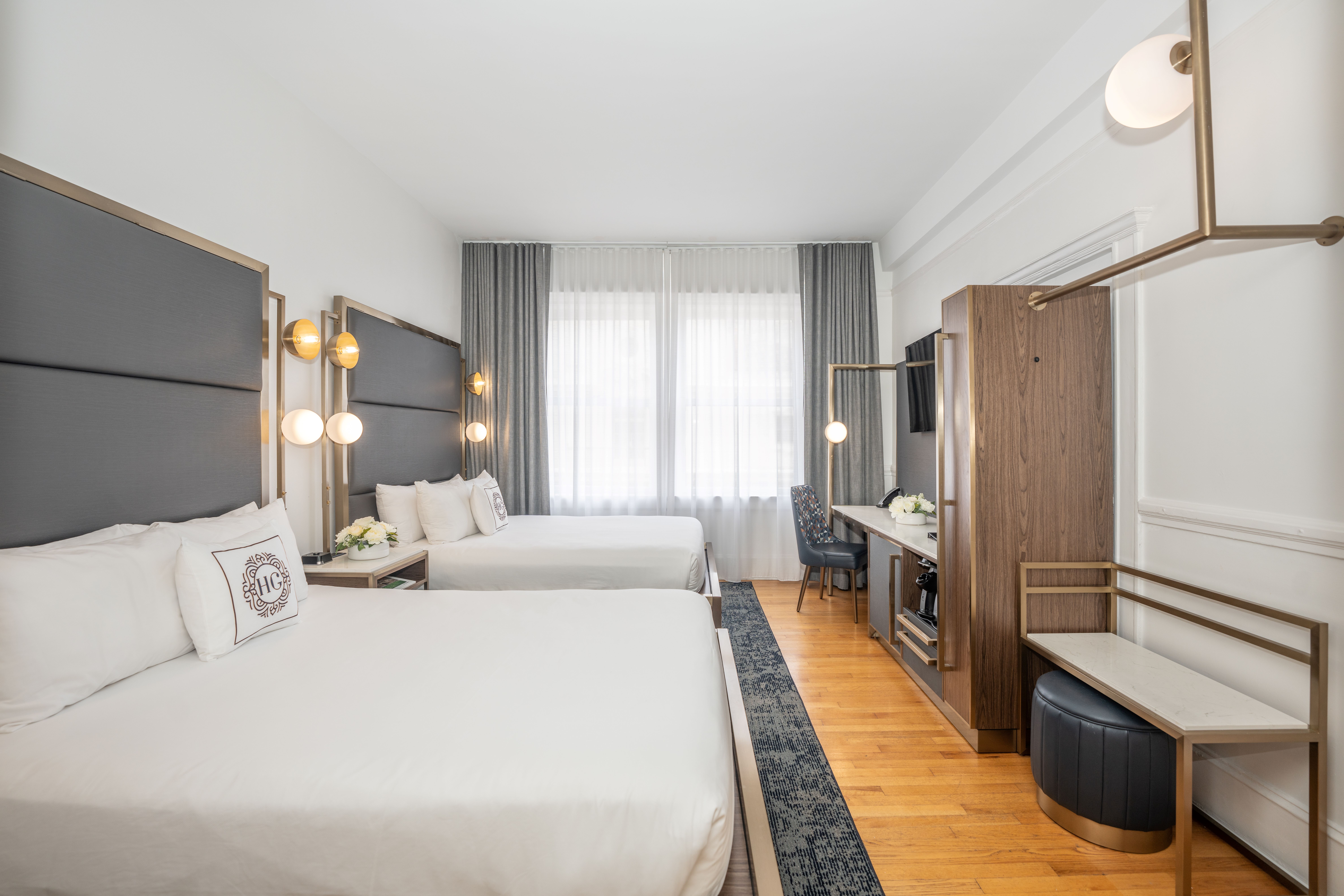 Double Two Queen Beds