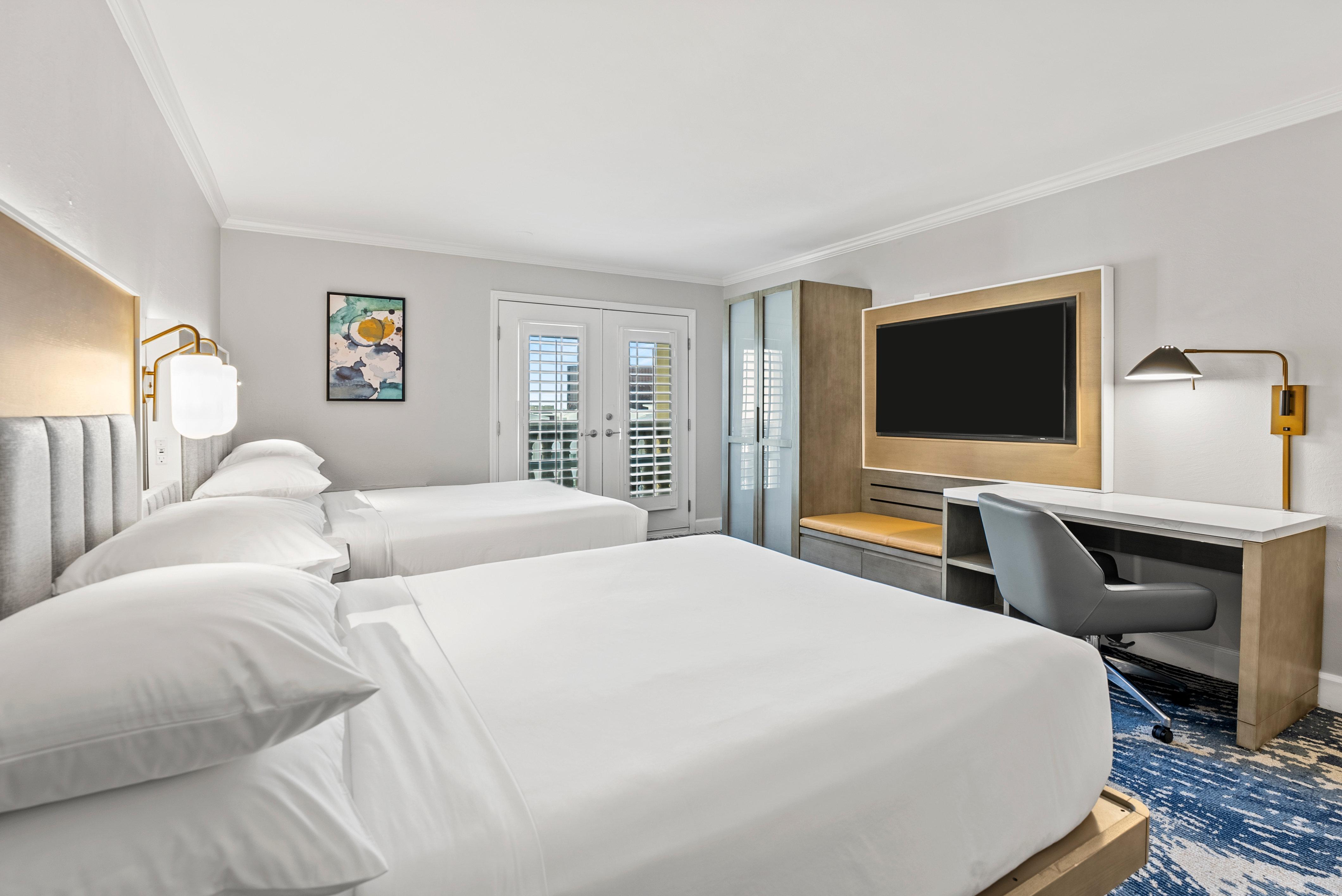 Double Two Queen Beds