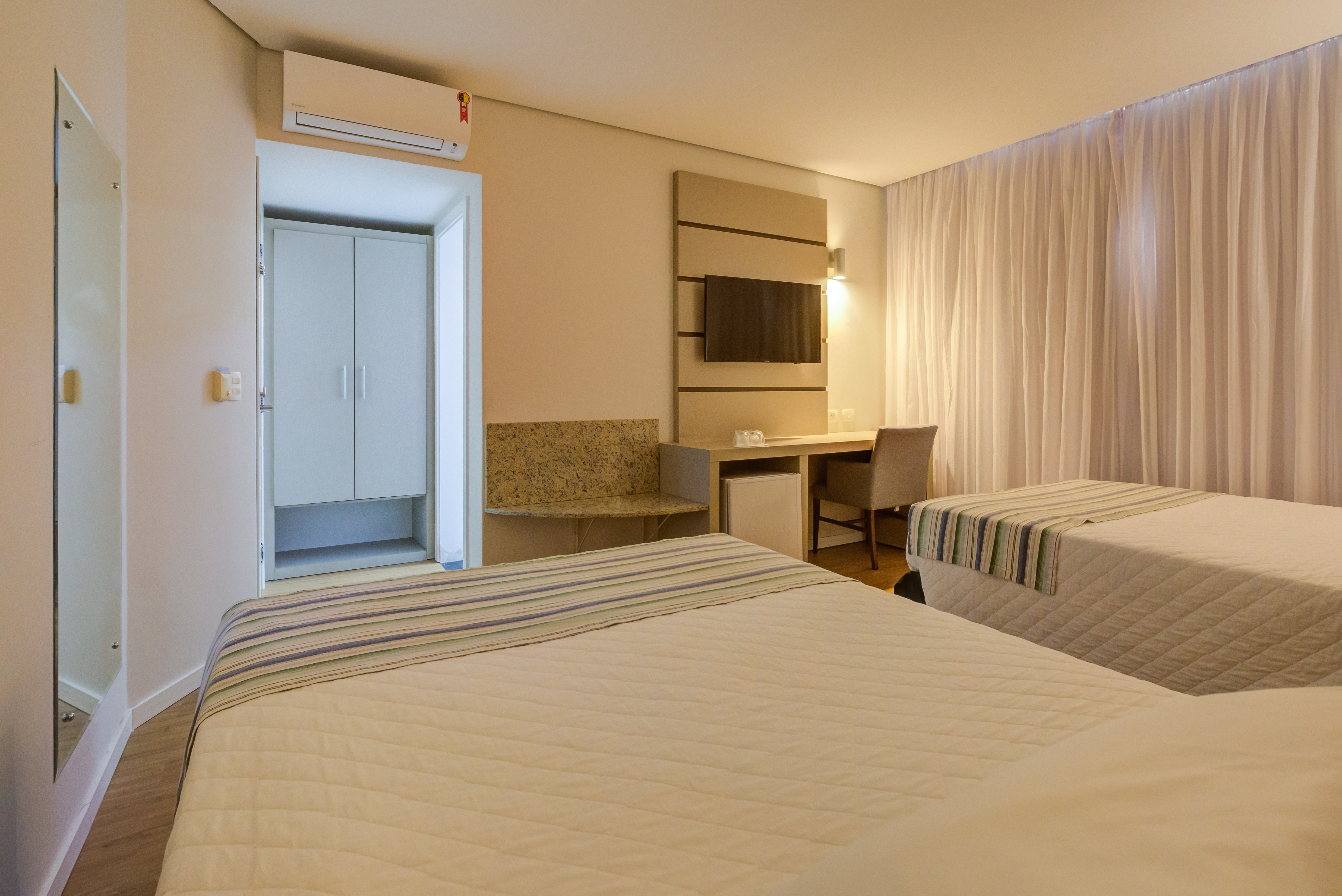 Triple Deluxe Two Double Beds