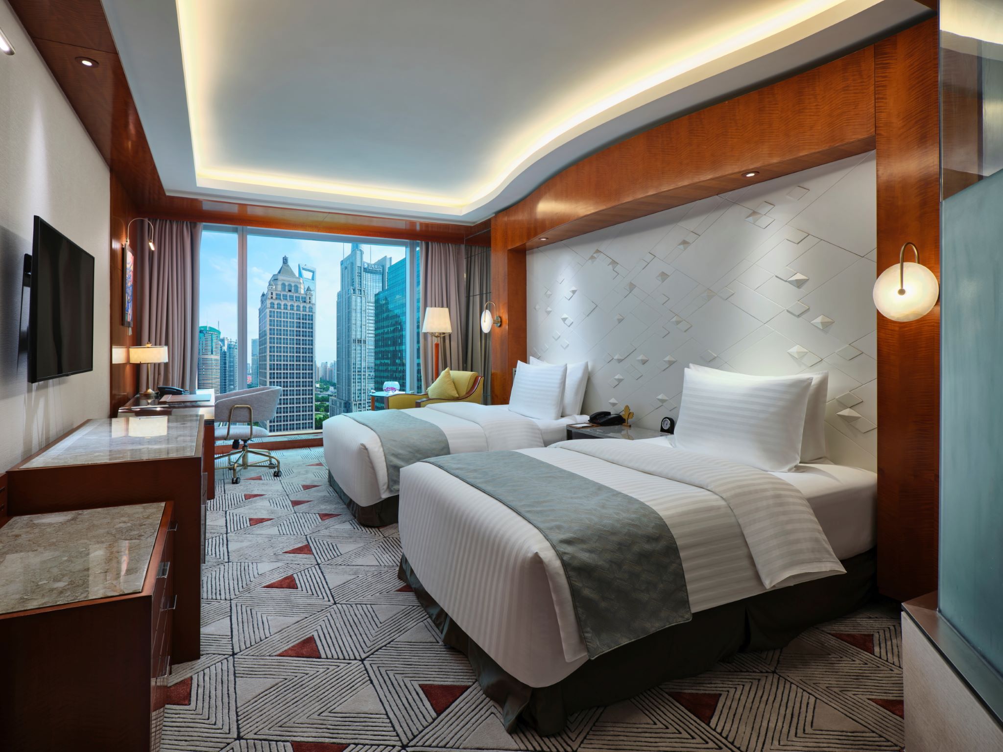 Twin Executive City View