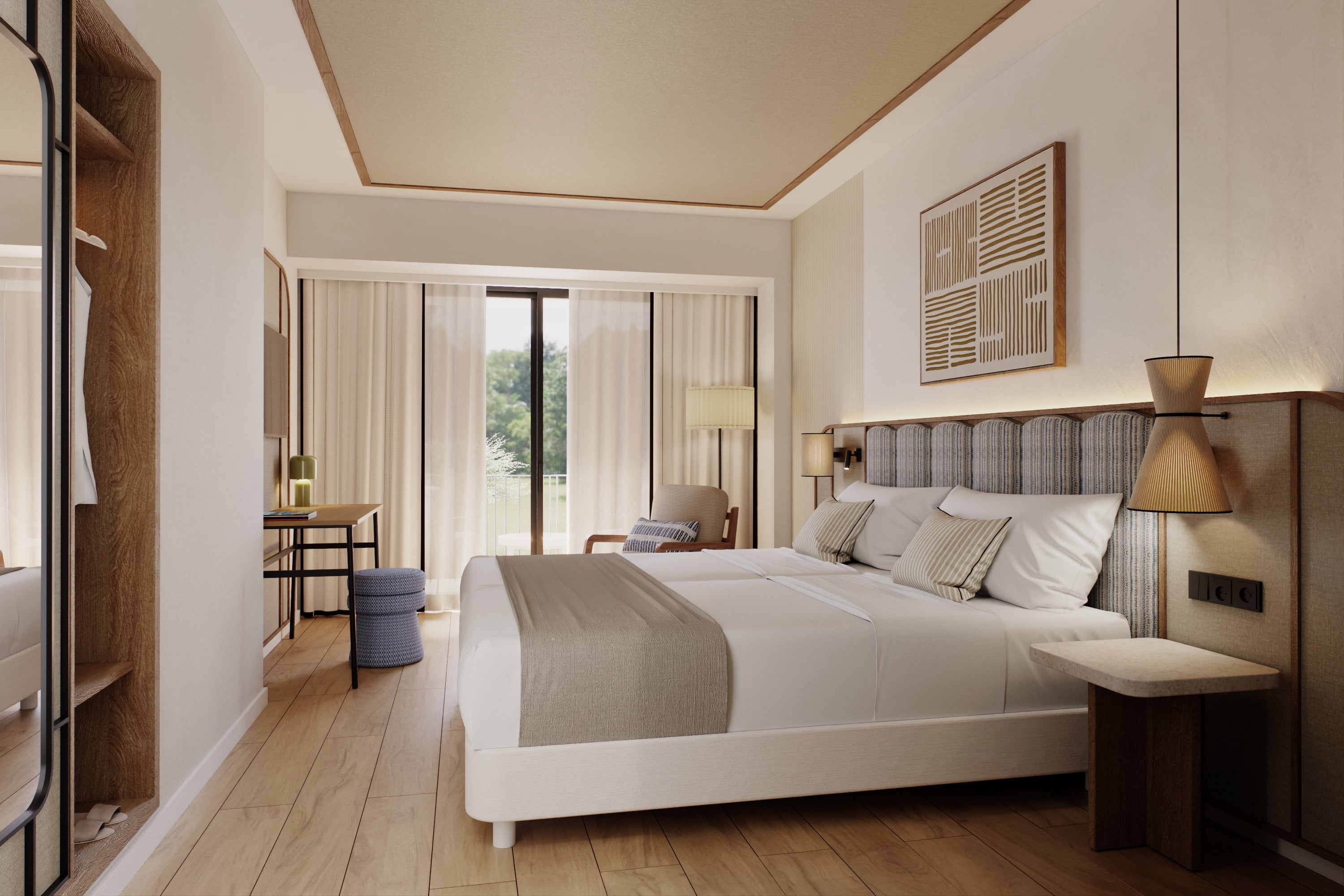 Double Single with Balcony