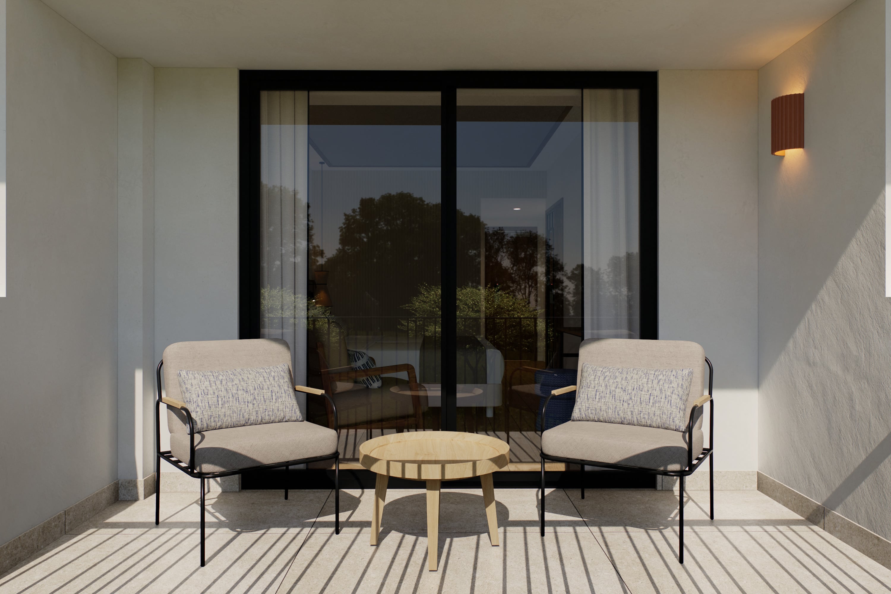 Double Single Pool View