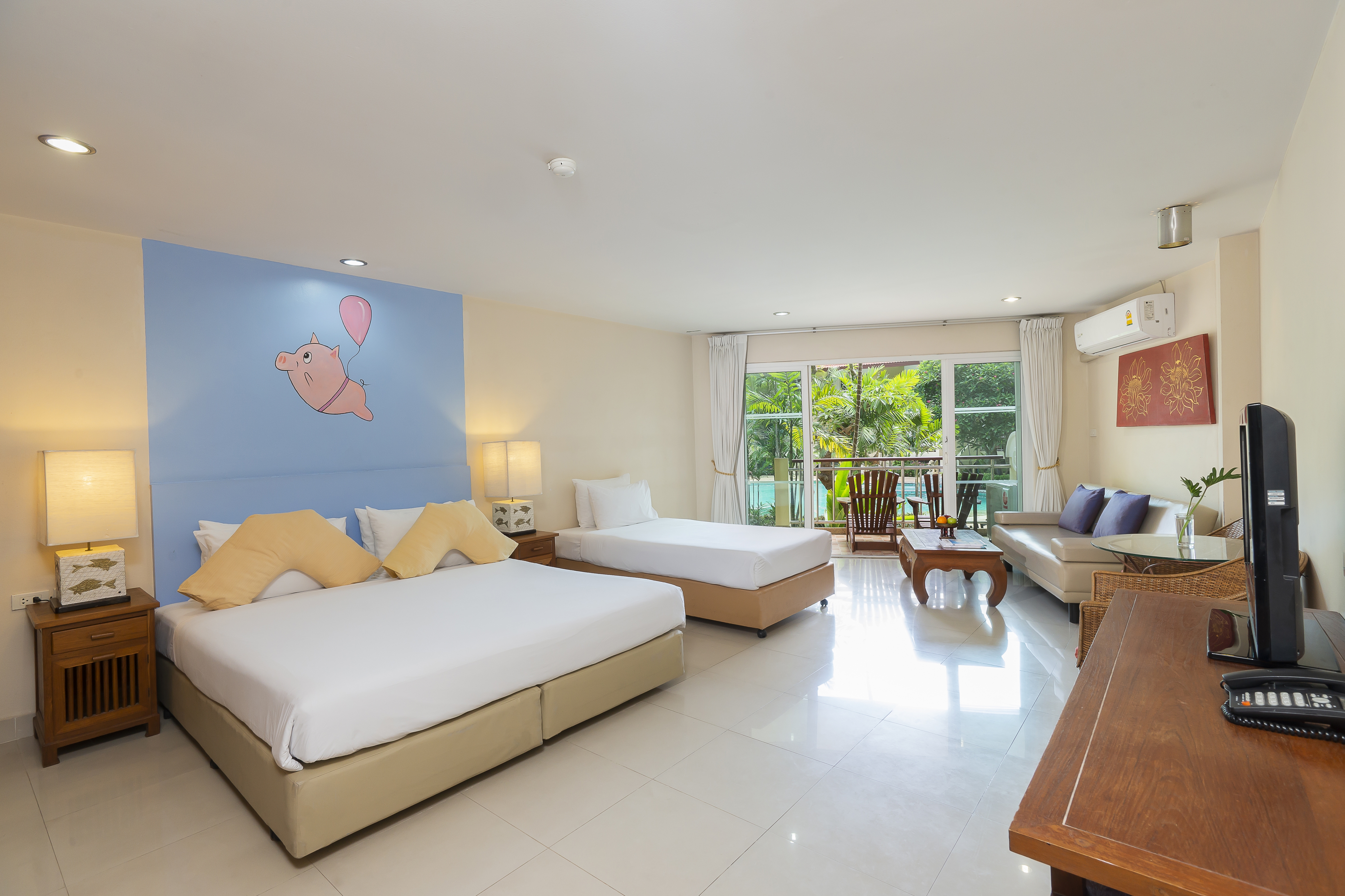 Family Room Pool View