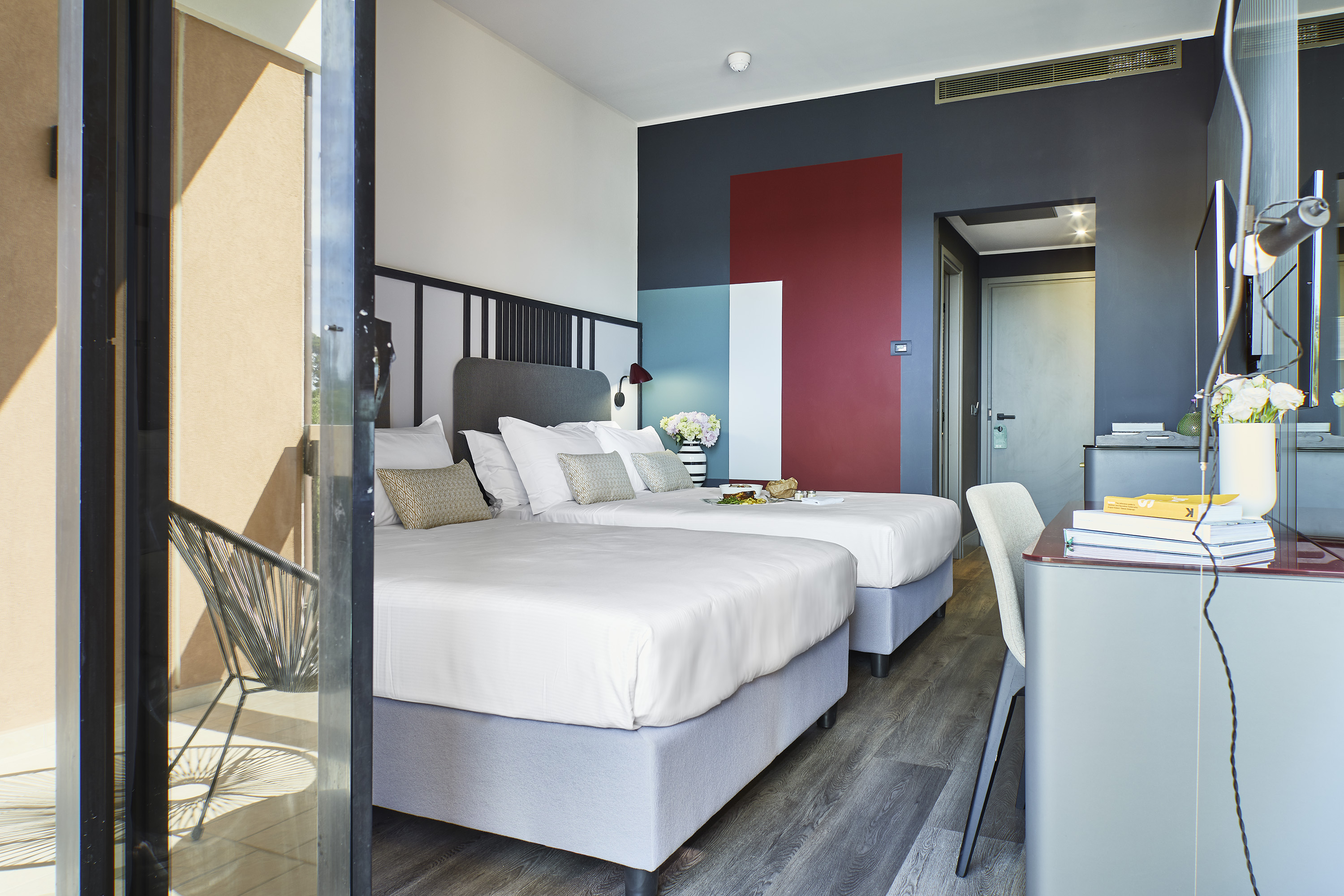 Double Two Double Beds