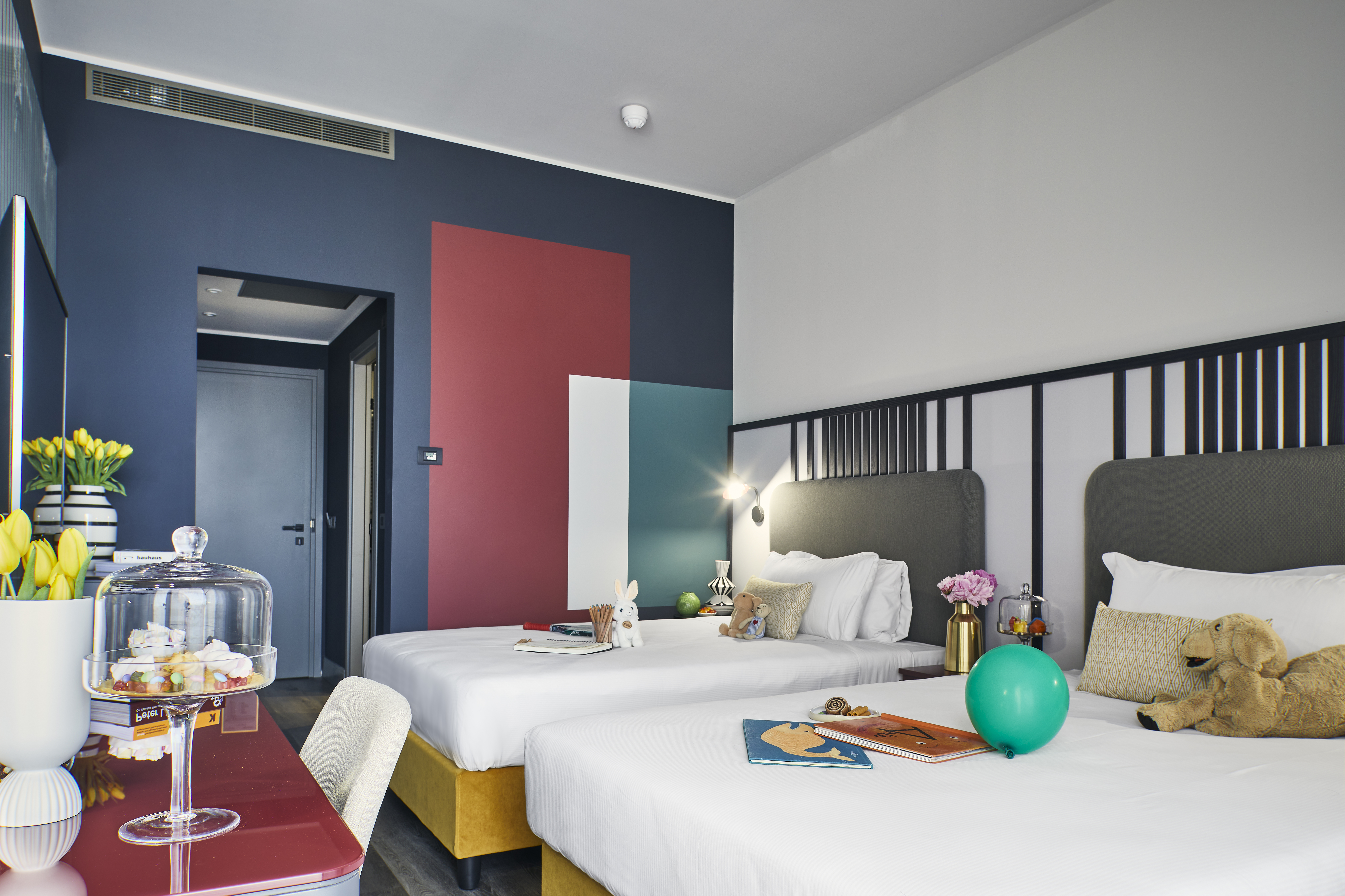 Double Two Double Beds