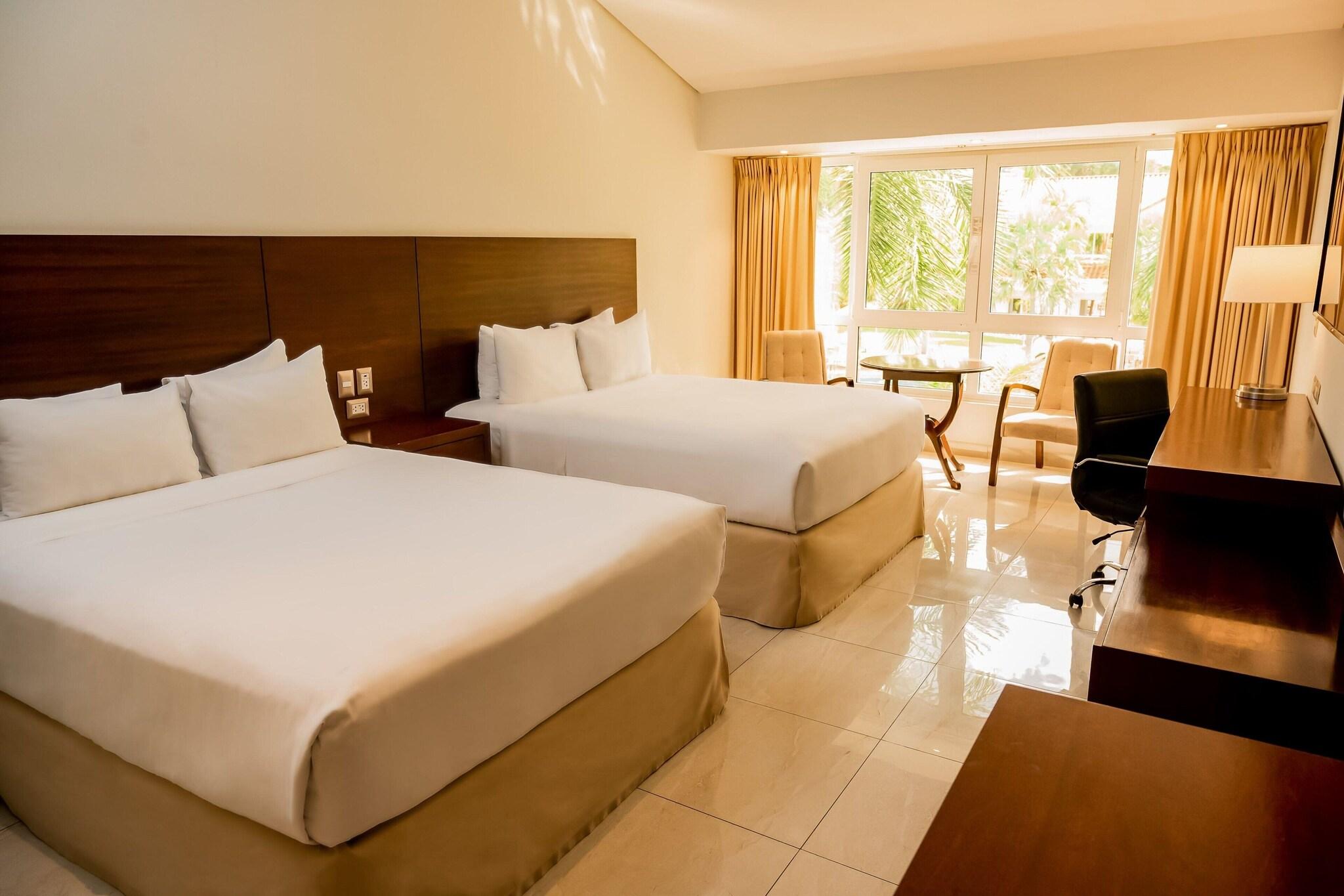 Double Two Queen Beds Pool View