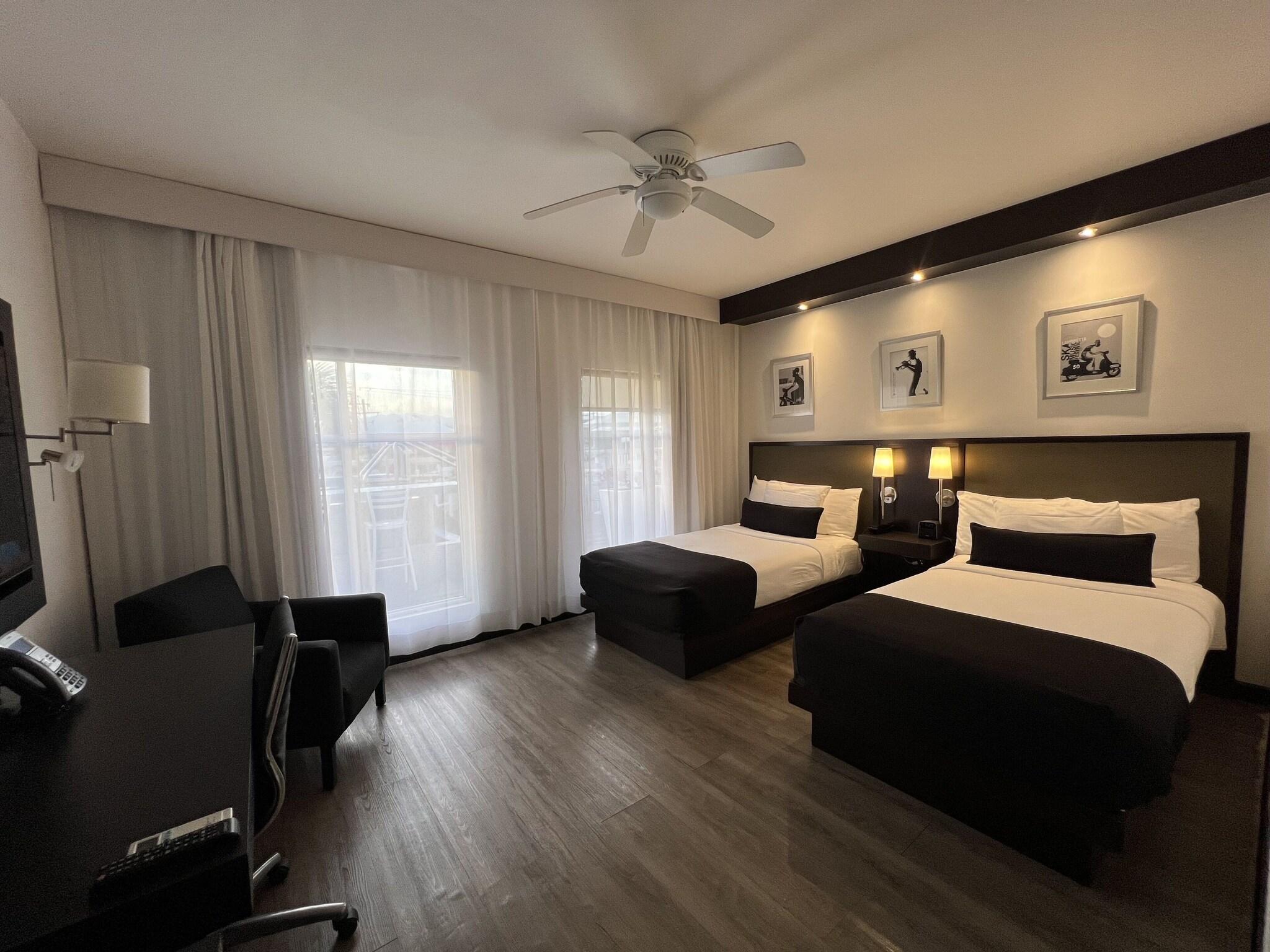 Double Two Double Beds