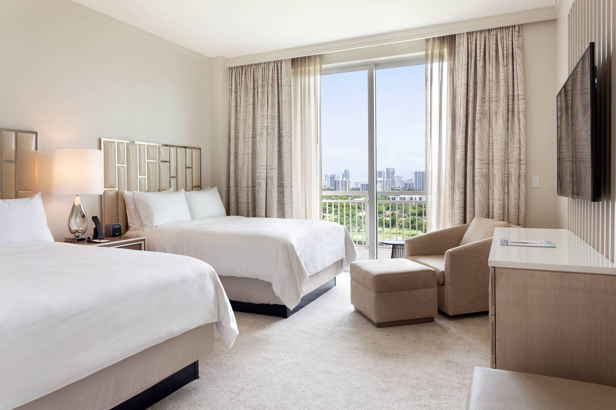 Quadruple Ocean View Two Queen Beds