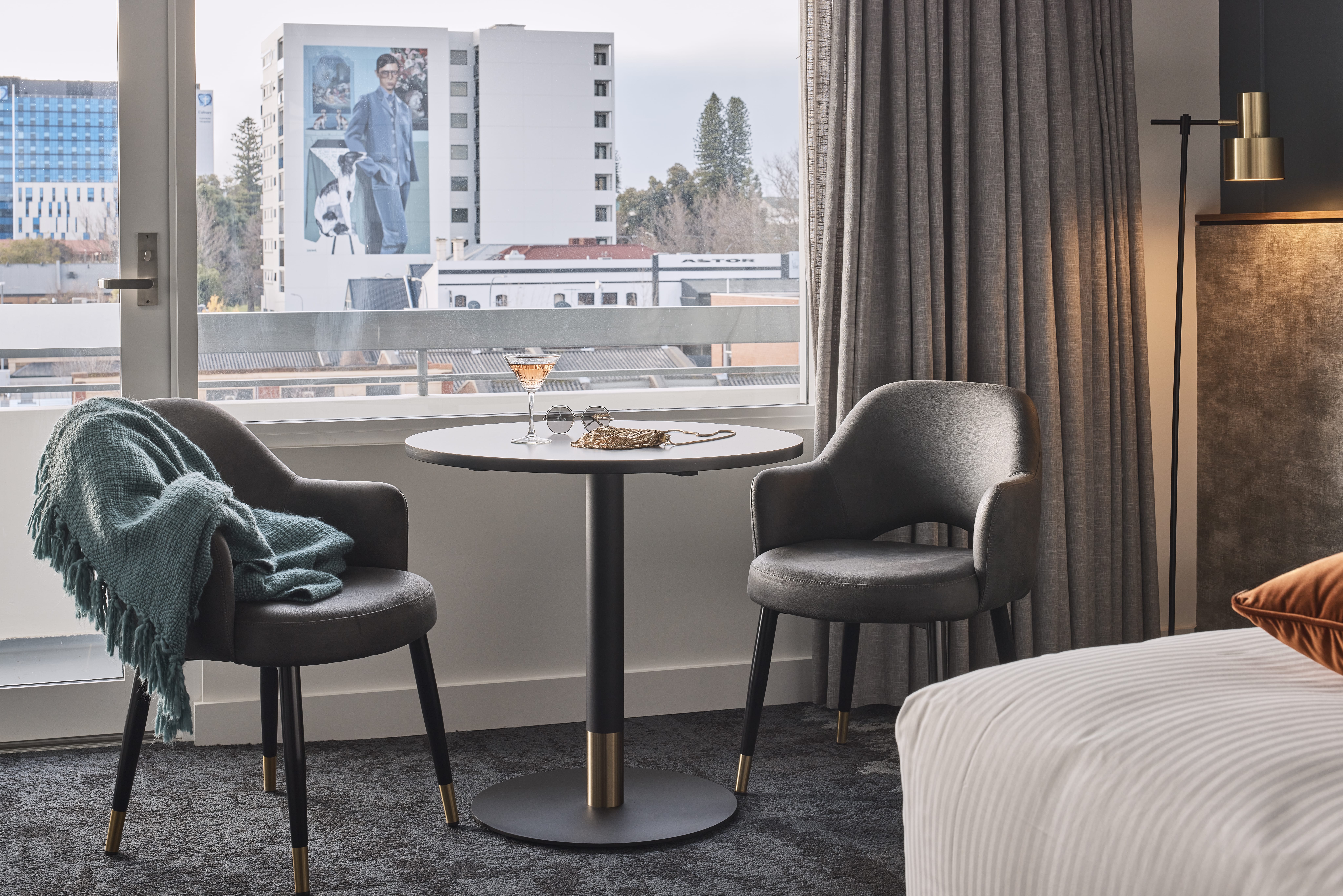 Studio City View Two Double Beds