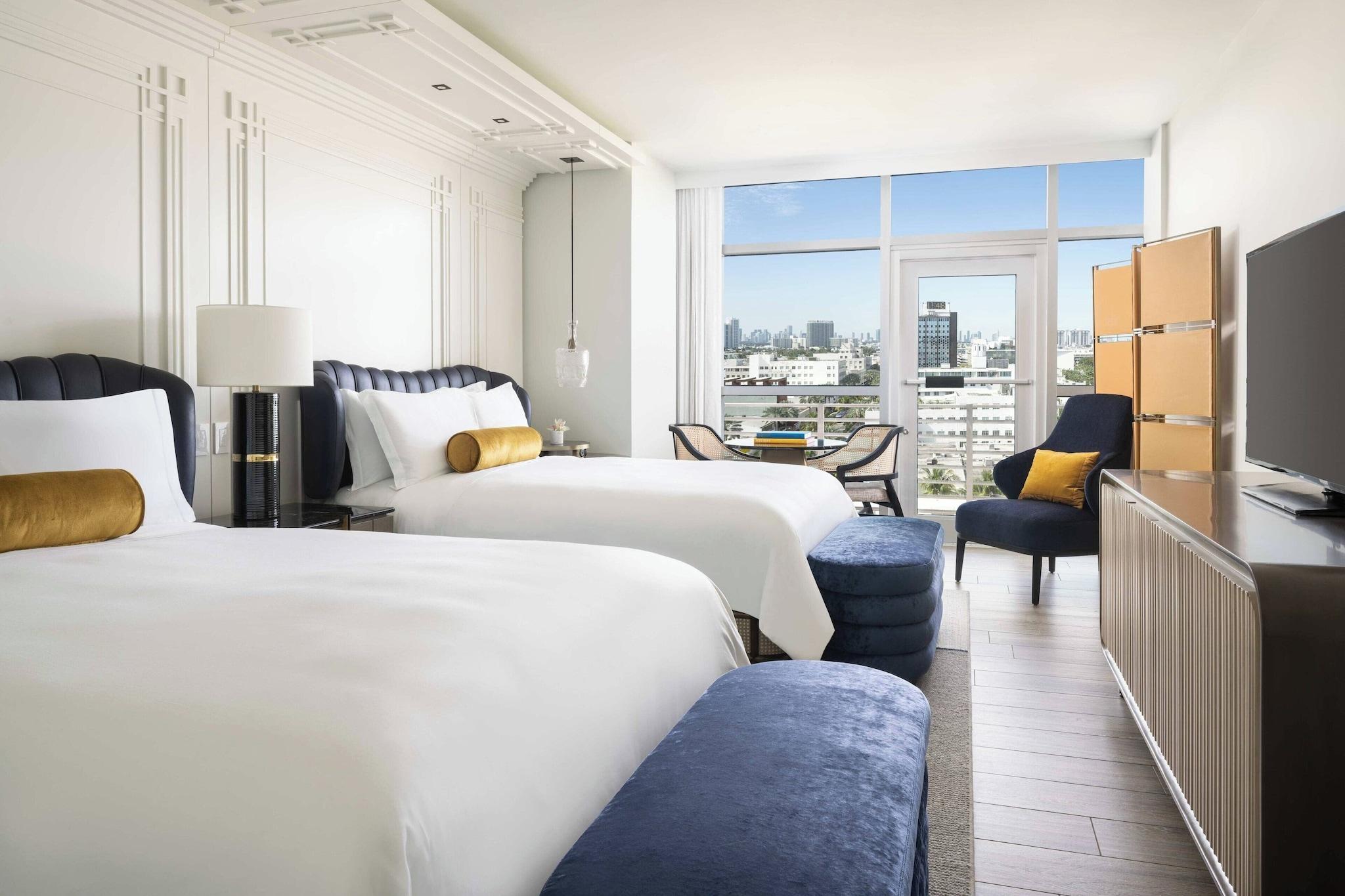 Quadruple Ocean View Two Double Beds
