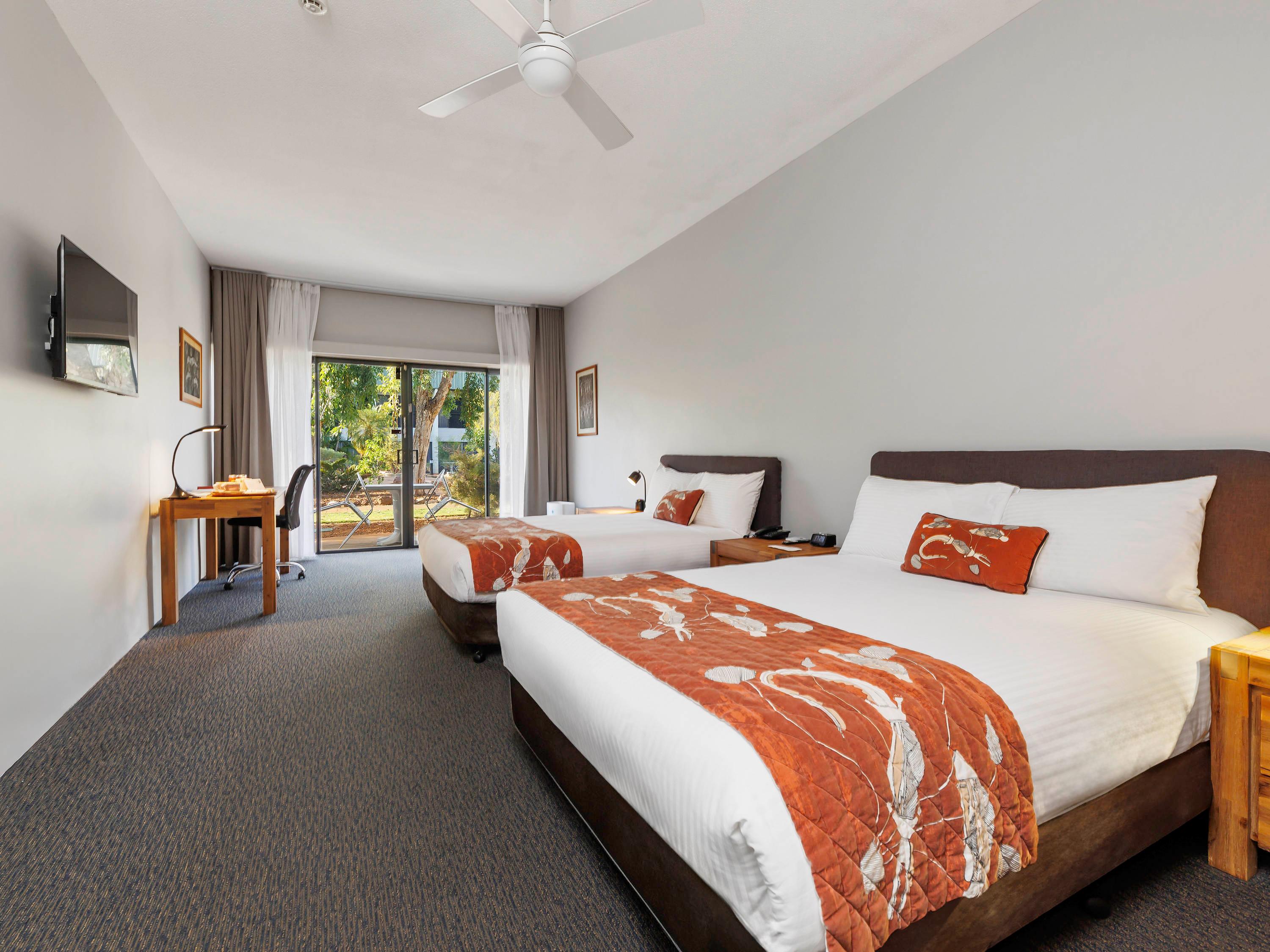 Double Two Double Beds