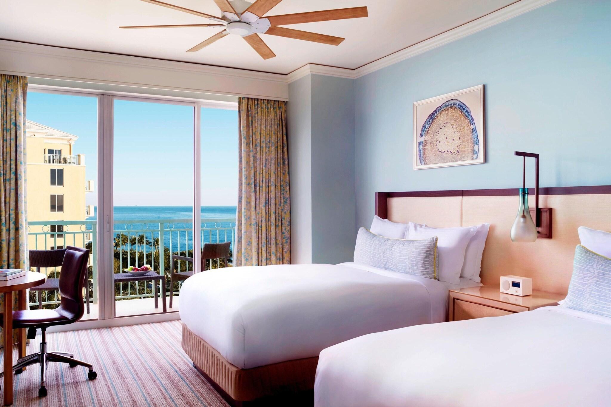 Quadruple Ocean View Two Double Beds