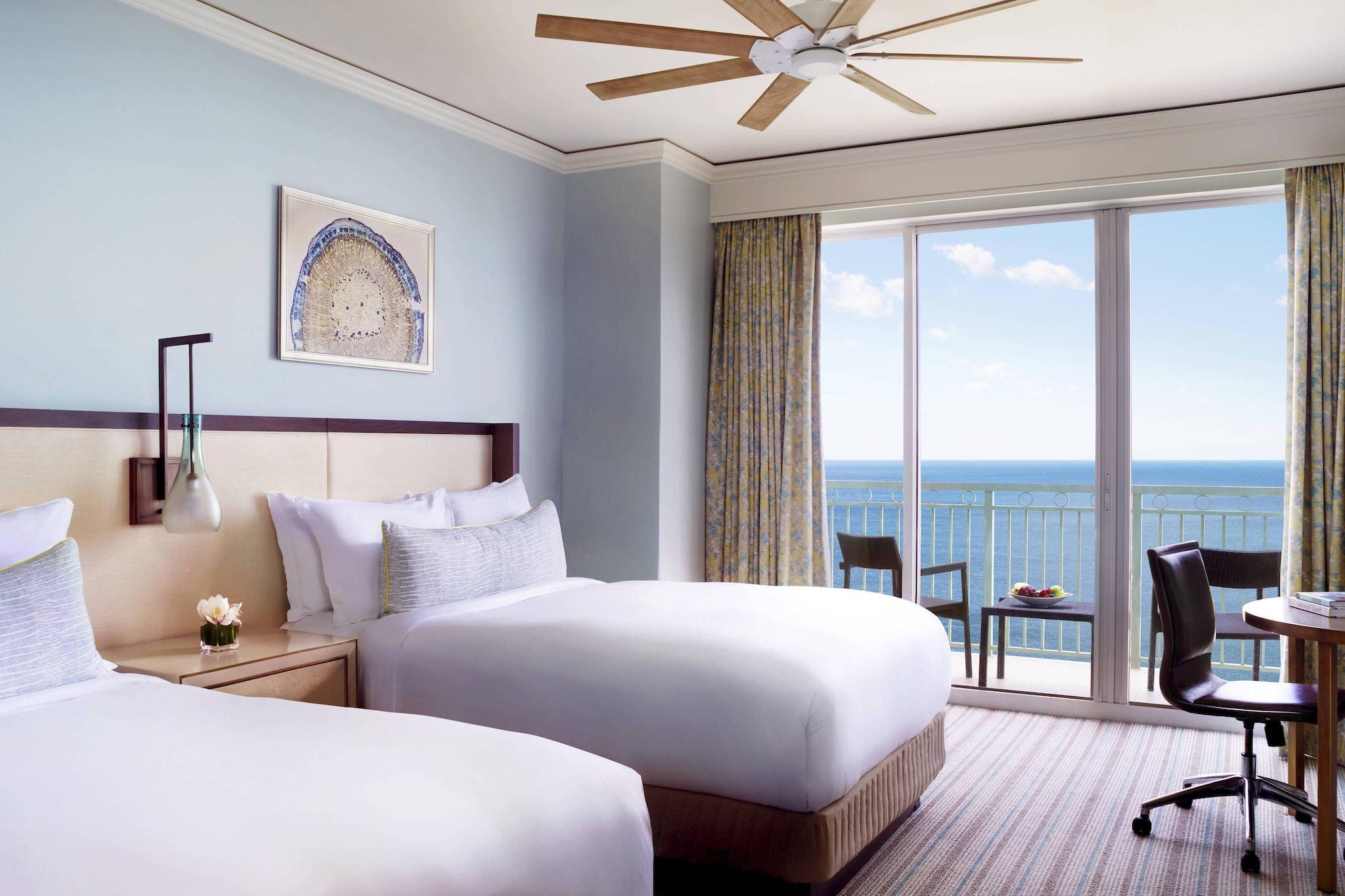 Quadruple Ocean View Two Double Beds