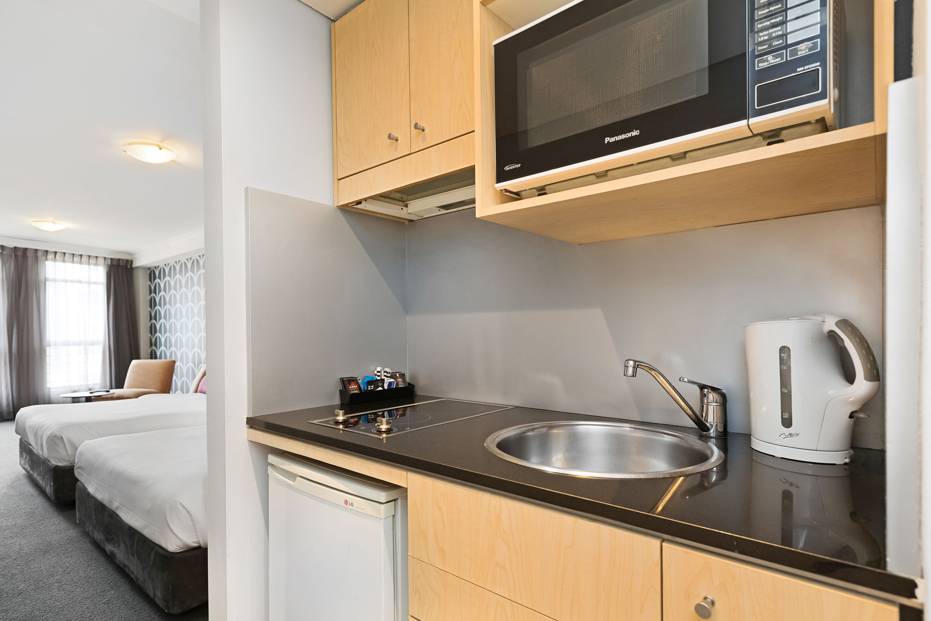 Studio King Size Bed