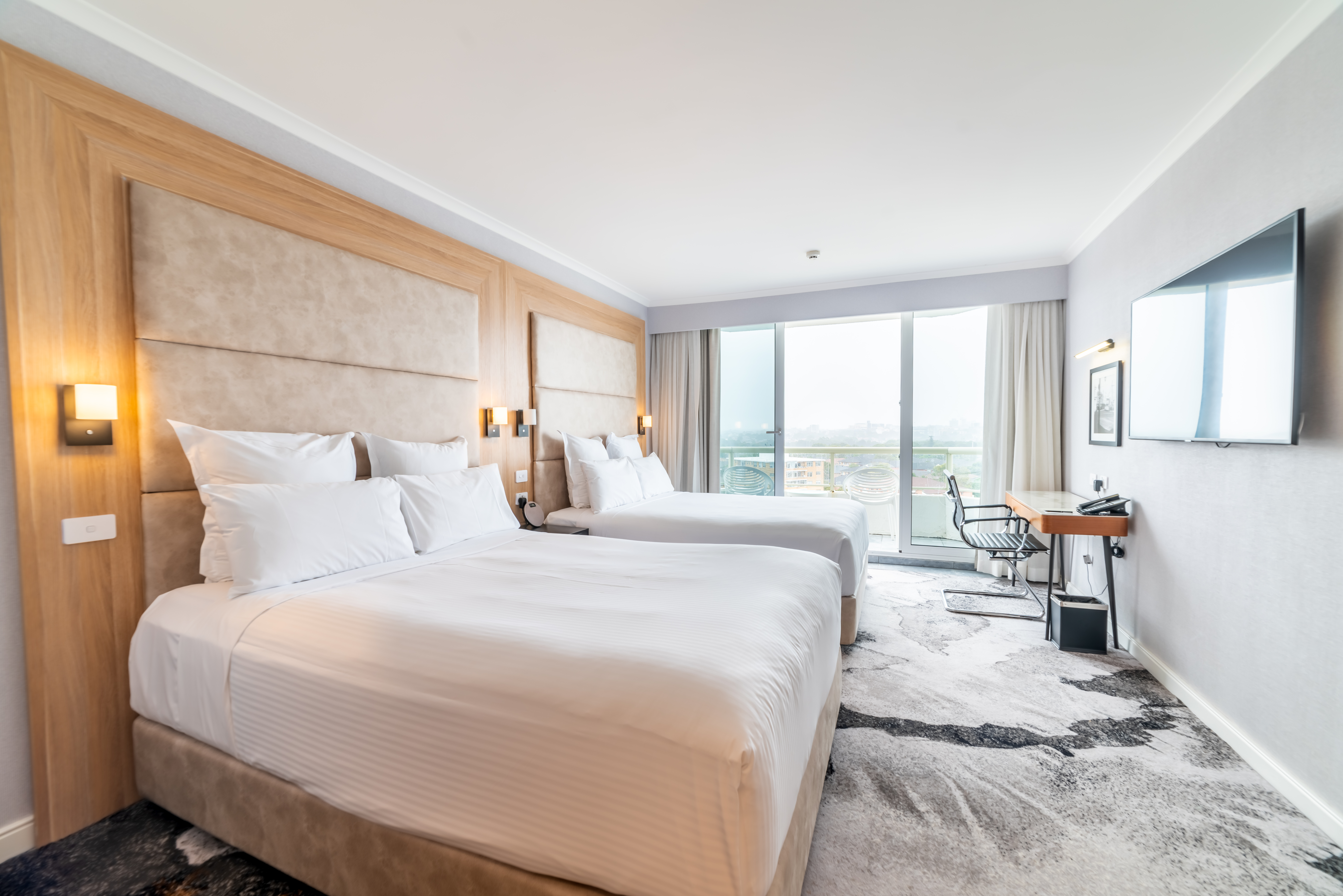 Double Two Double Beds