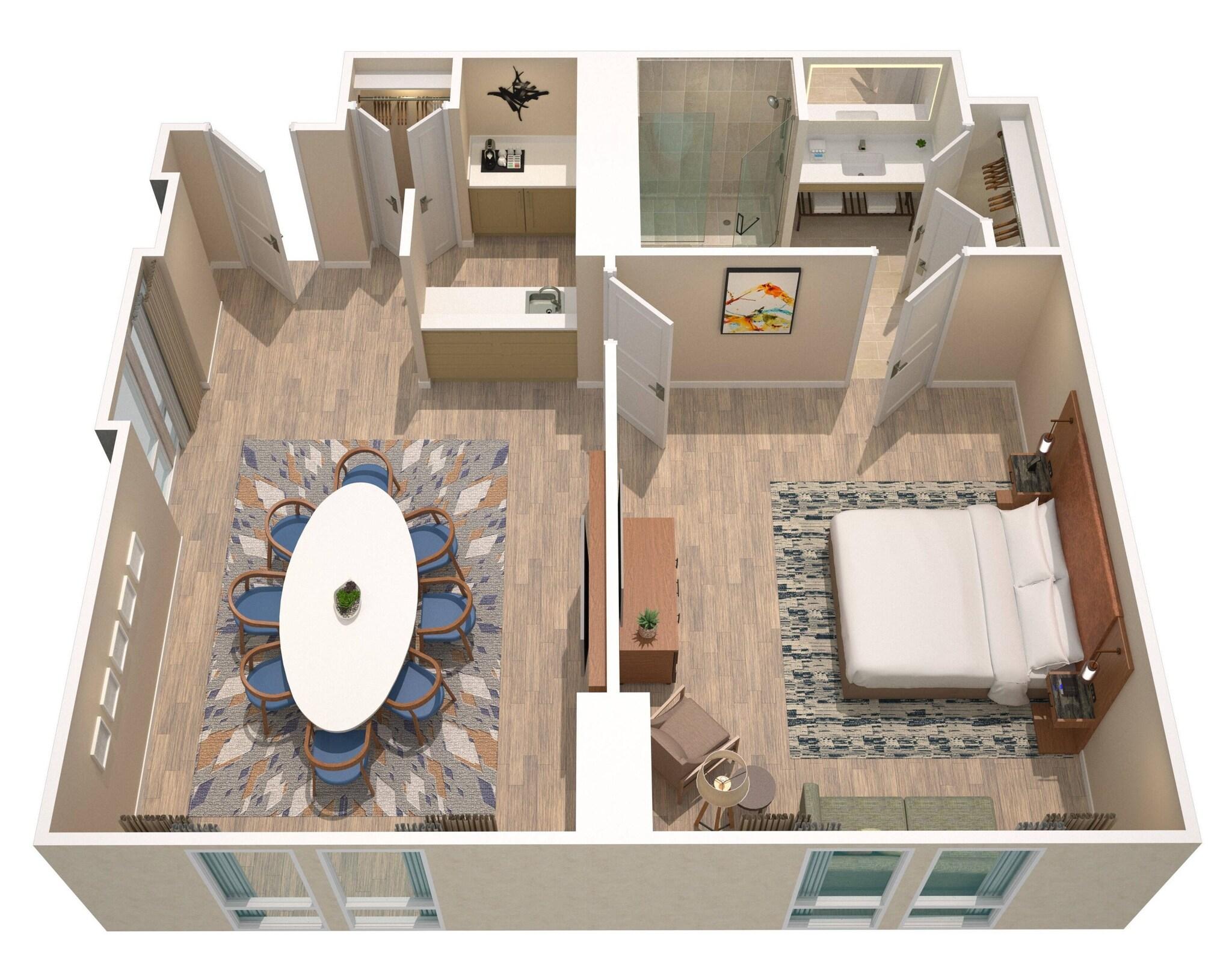 Suite King Bed One Bedroom 